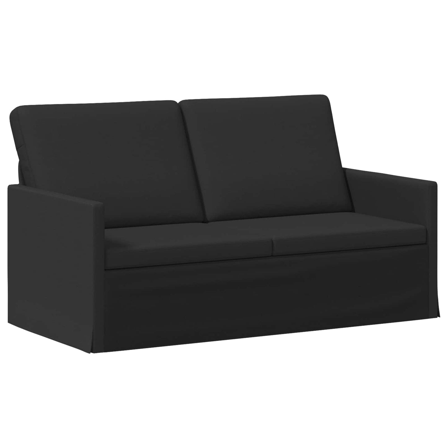 vidaXL Σετ Καναπέ 2 pcs Μαύρο Ύφασμα