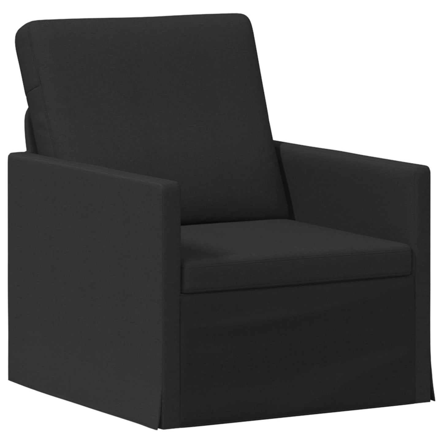 vidaXL Σετ Καναπέ 2 pcs Μαύρο Ύφασμα