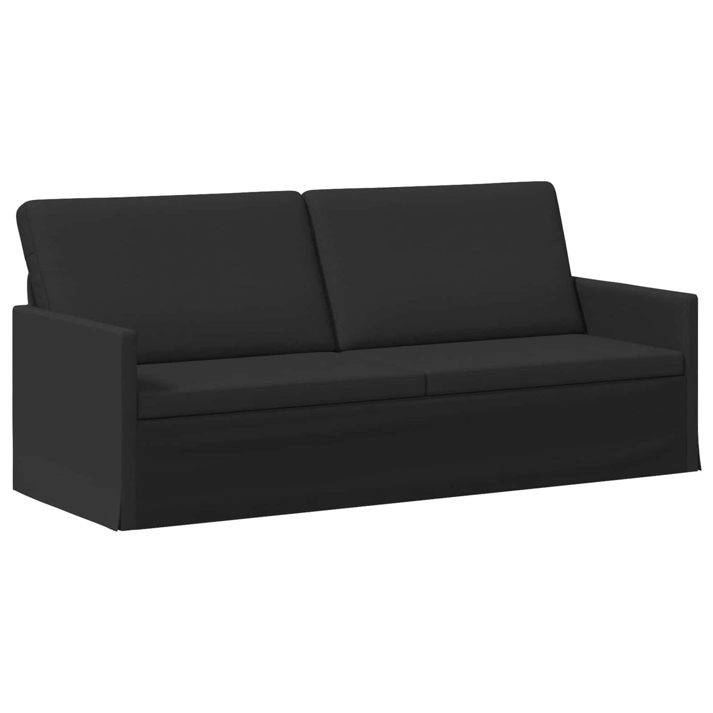 vidaXL Σετ Καναπέ 2 pcs Μαύρο Ύφασμα