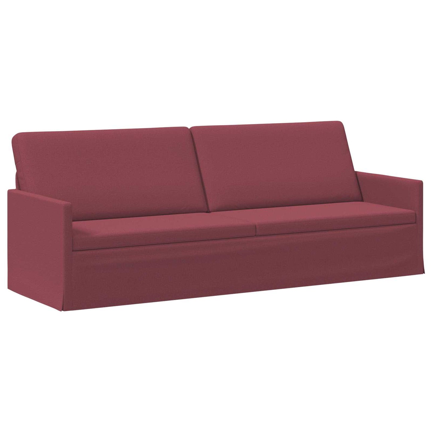 vidaXL Σετ Καναπέ 2 pcs Κόκκινο Ύφασμα