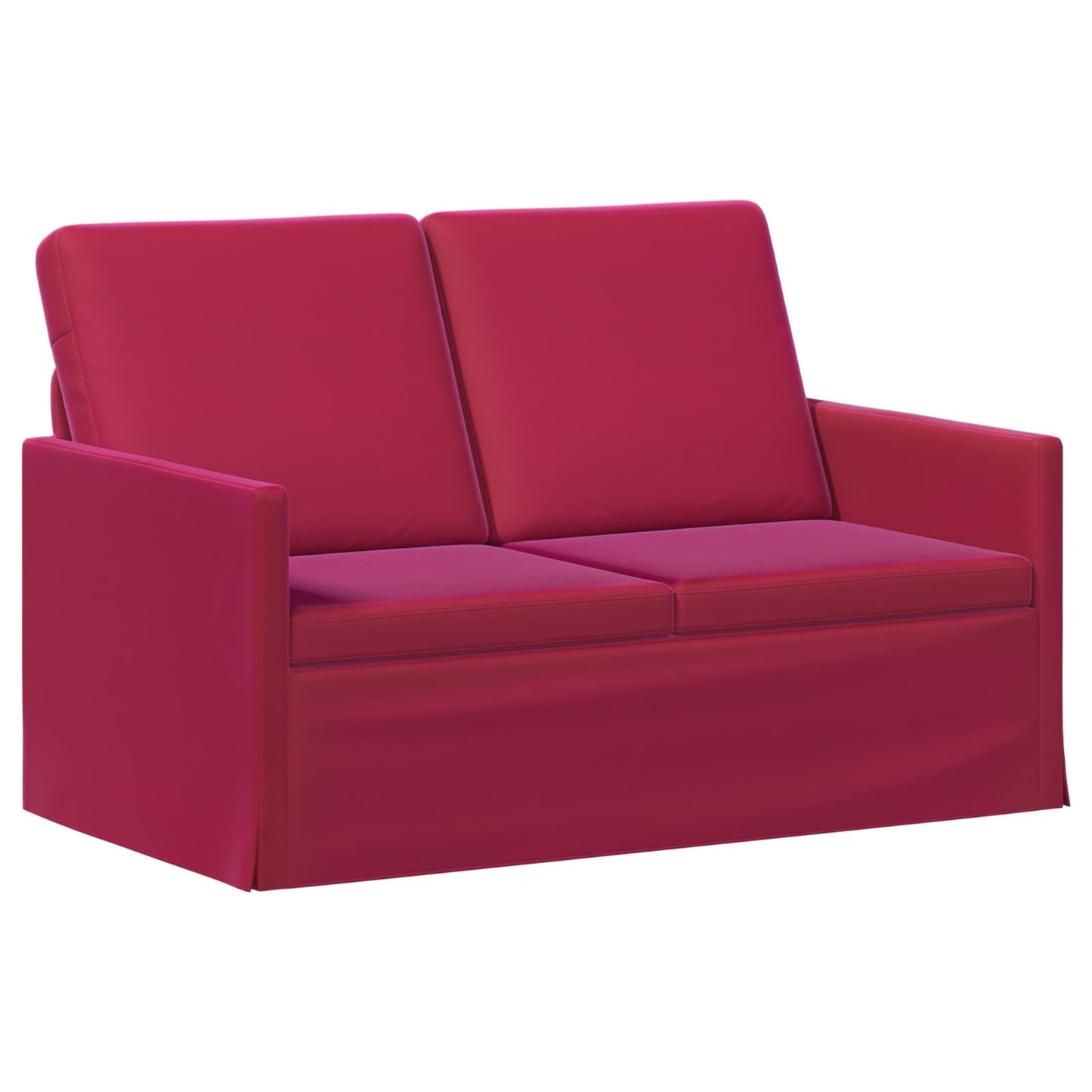 vidaXL Σετ Καναπέ 2 pcs Κόκκινο Βελούδο