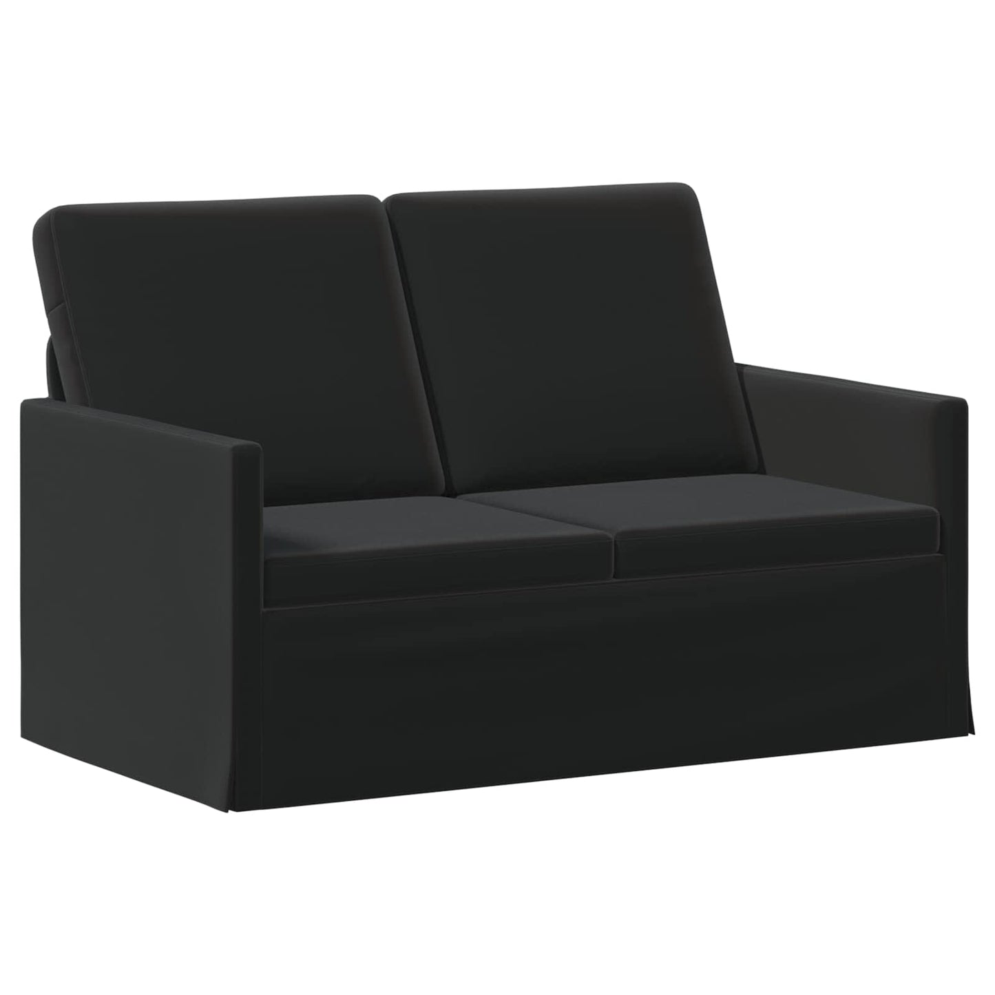 vidaXL Σετ Καναπέ 2 pcs Μαύρο Βελούδο