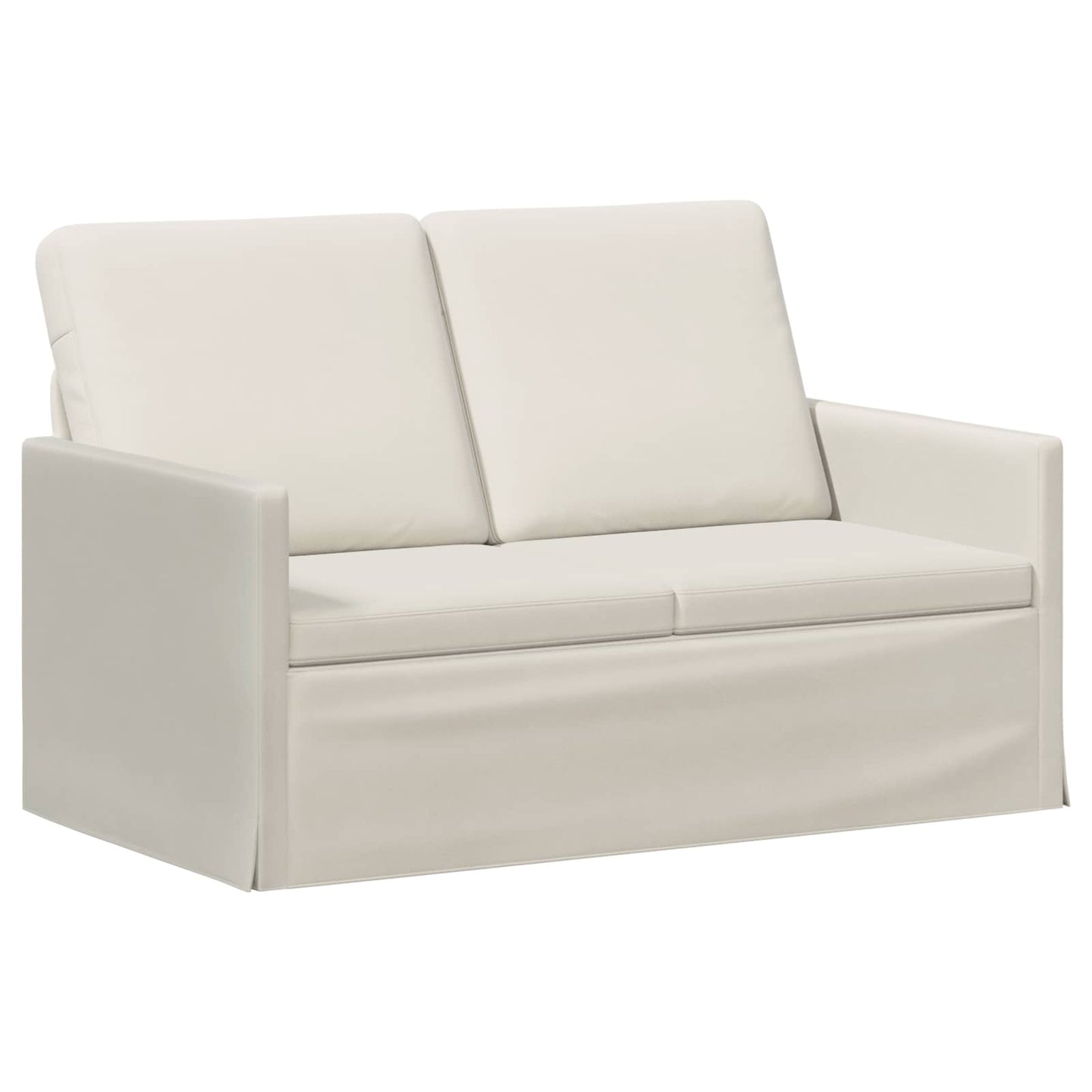 vidaXL Σετ Καναπέ 2 pcs Κρεμ Βελούδο