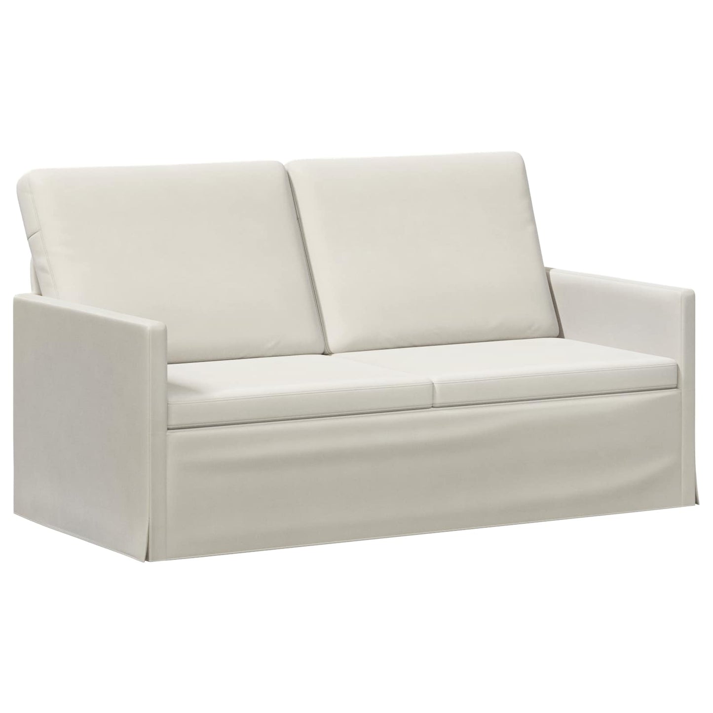 vidaXL Σετ Καναπέ 2 pcs Κρεμ Βελούδο