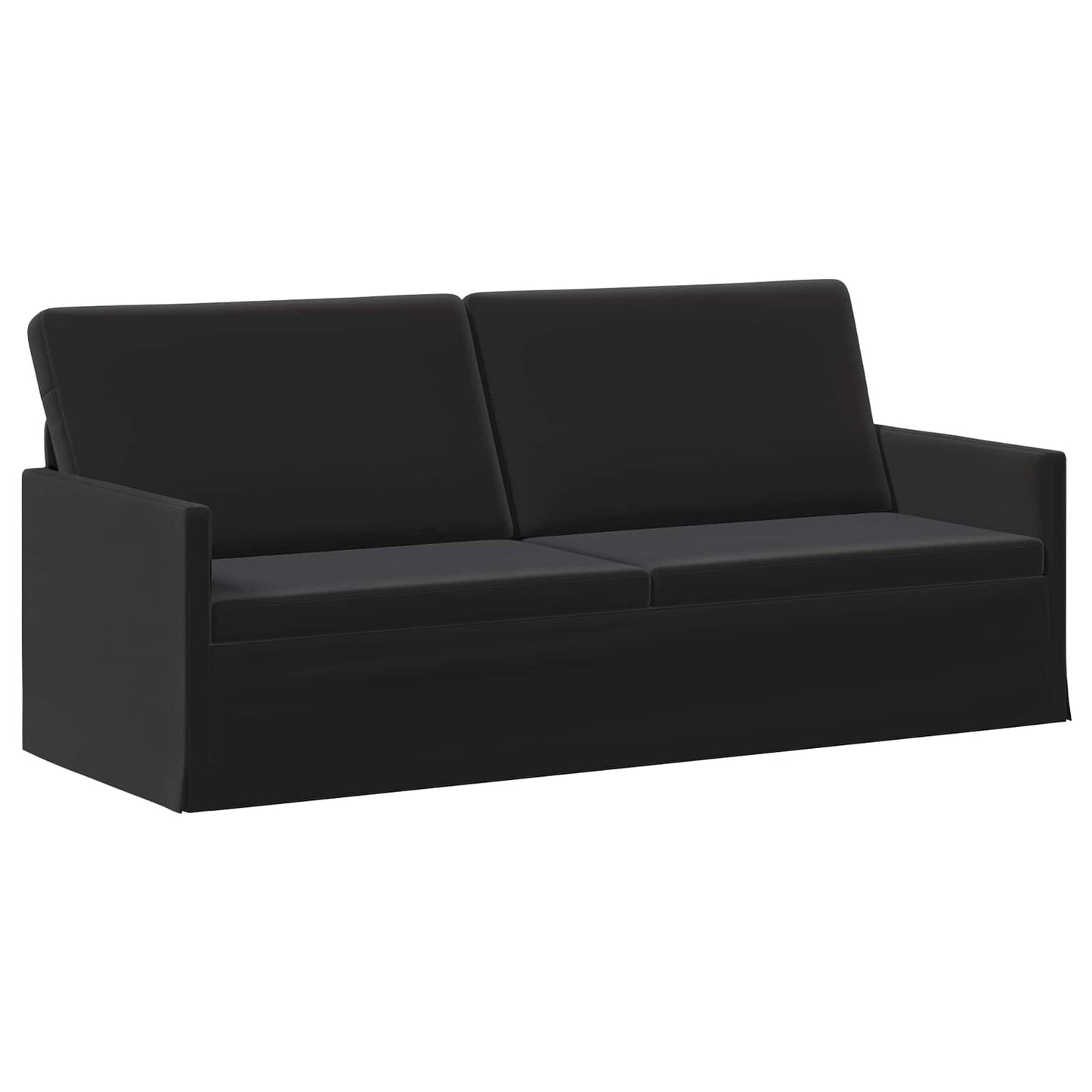 vidaXL Σετ Καναπέ 2 pcs Μαύρο Βελούδο