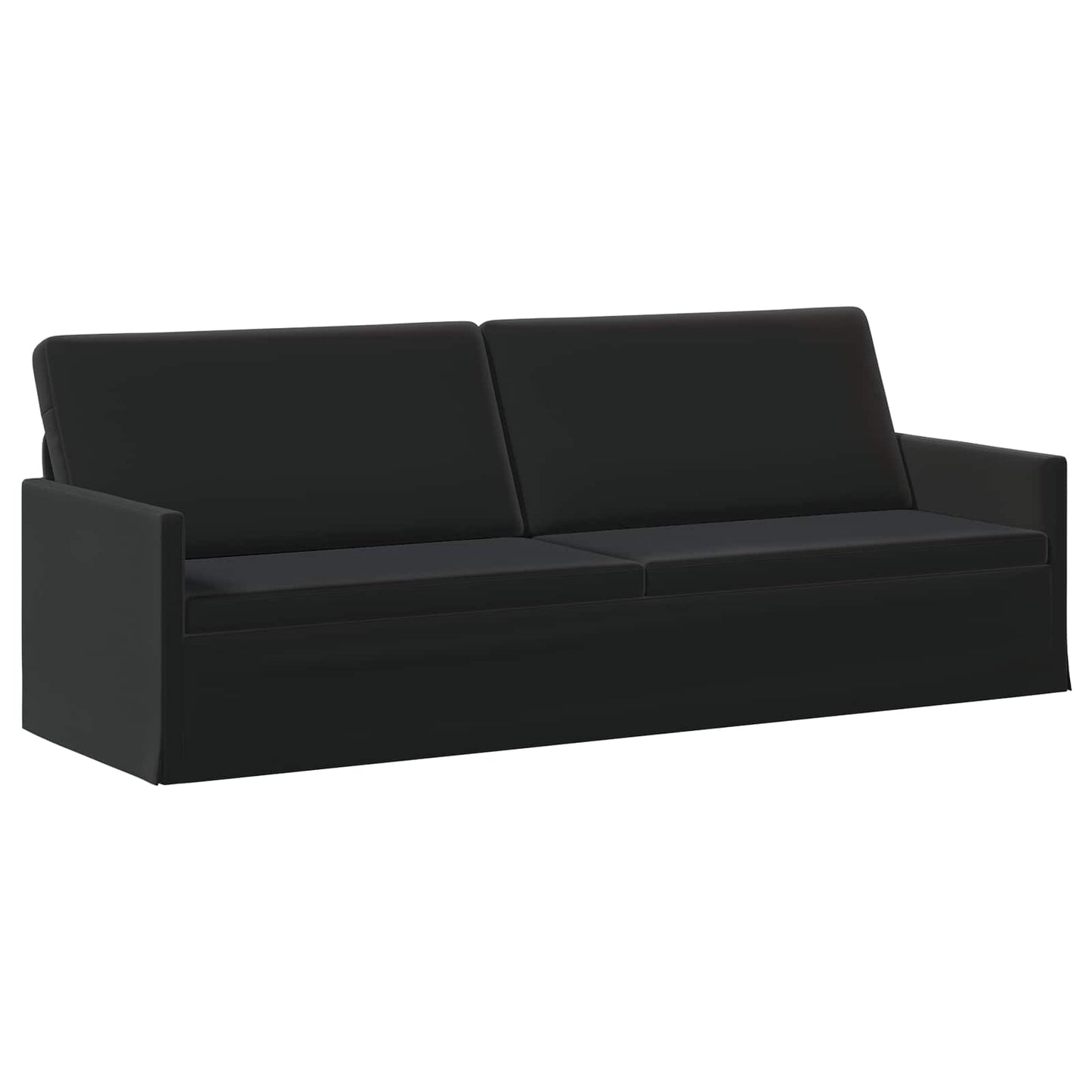 vidaXL Σετ Καναπέ 2 pcs Μαύρο Βελούδο