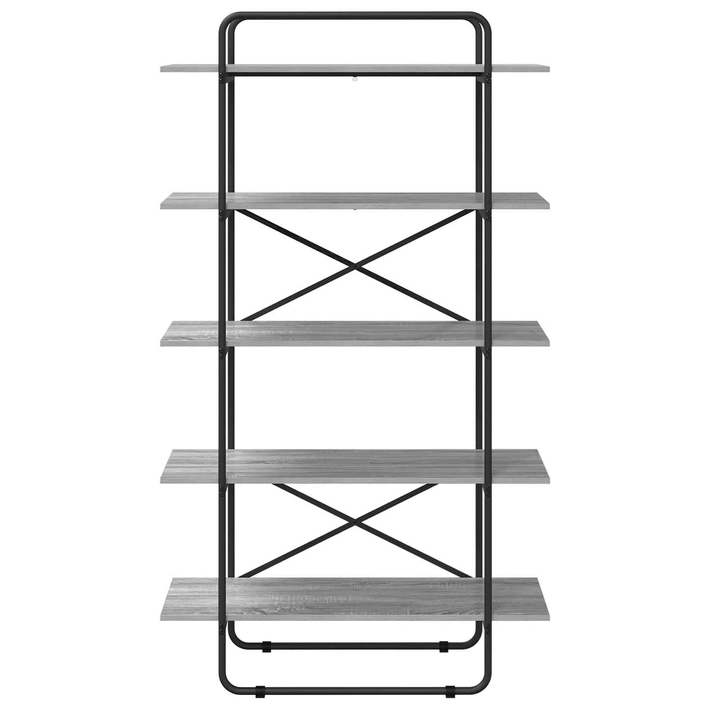 vidaXL Ράφι Βιβλίων 5 επίπεδα 100 x 35 x 175,5 εκ. PB Γκρι Sonoma