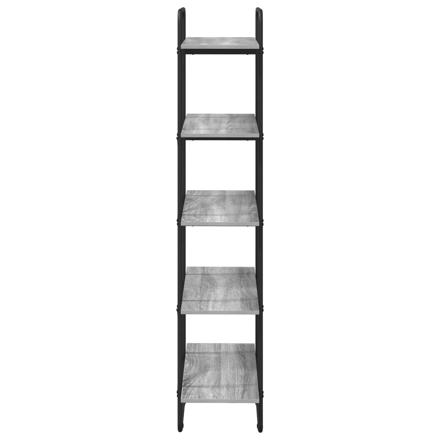 vidaXL Ράφι Βιβλίων 5 επίπεδα 80 x 35 x 175,5 εκ. PB Γκρι Sonoma