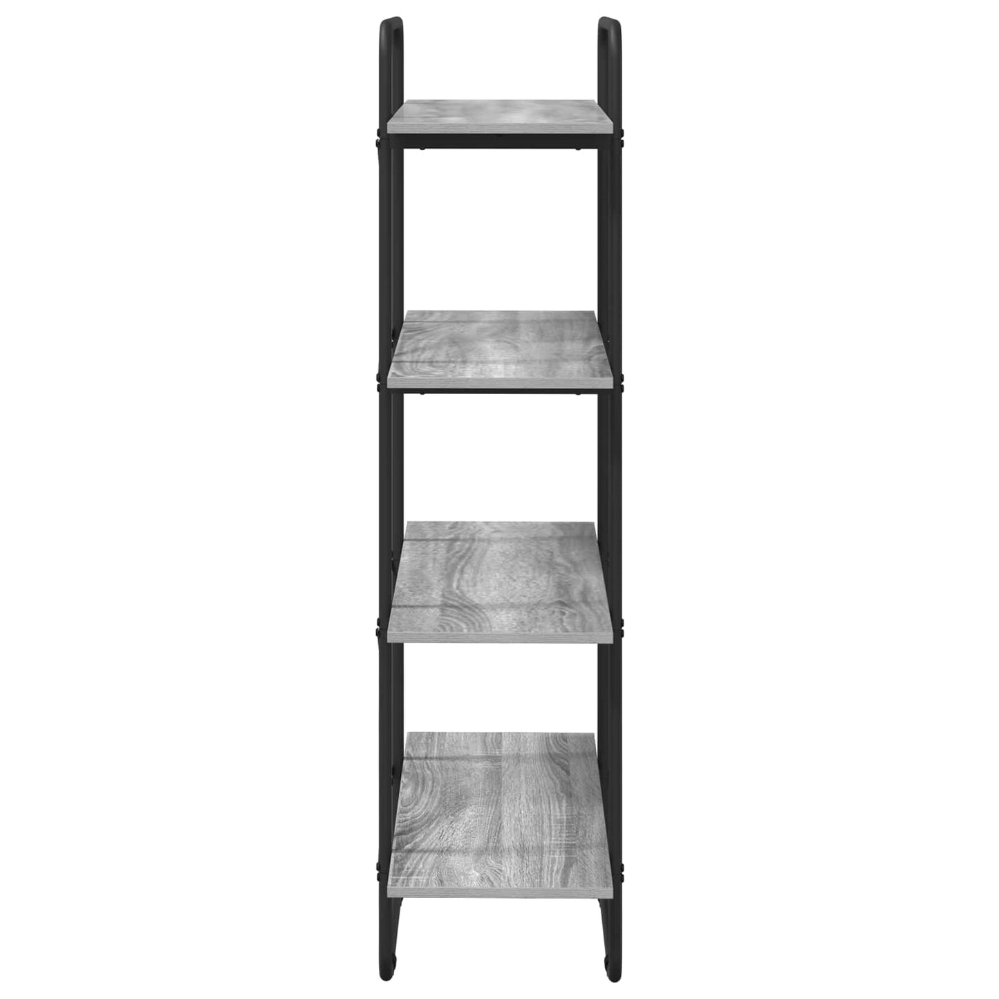 vidaXL Ράφι Βιβλίων 4 επίπεδα 60 x 35 x 140 εκ. PB Γκρι Sonoma