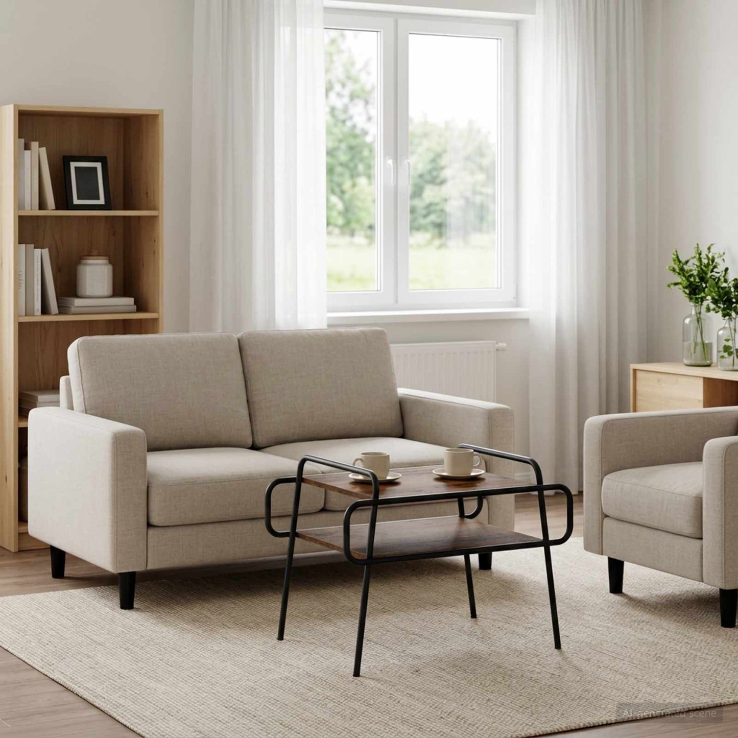 vidaXL Τραπεζάκι σαλονιού Παλαιωμένο ξύλο 70 x 50 x 51 εκ