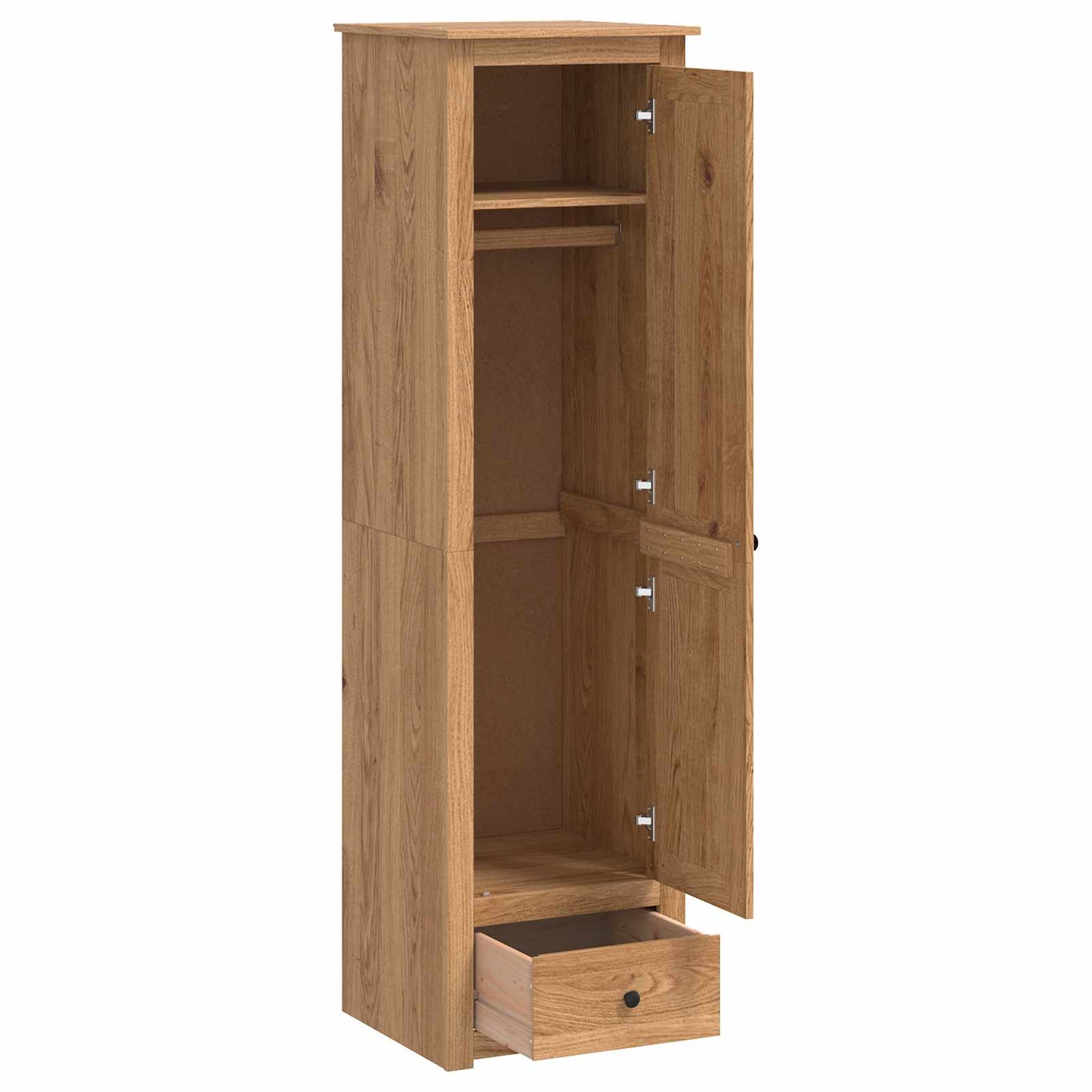 vidaXL Ντουλάπι PANAMA Μέλι 51 x 50 x 185 cm Μασίφ Ξύλο Πεύκου