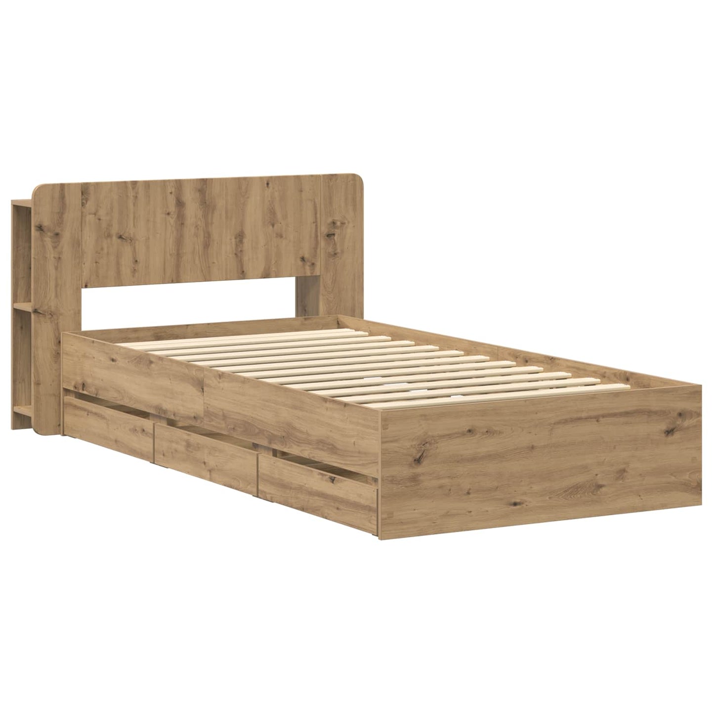 vidaXL Καλάθι με αποθήκη και κεφαλάρι Artisan Δρυς 80 x 200 cm