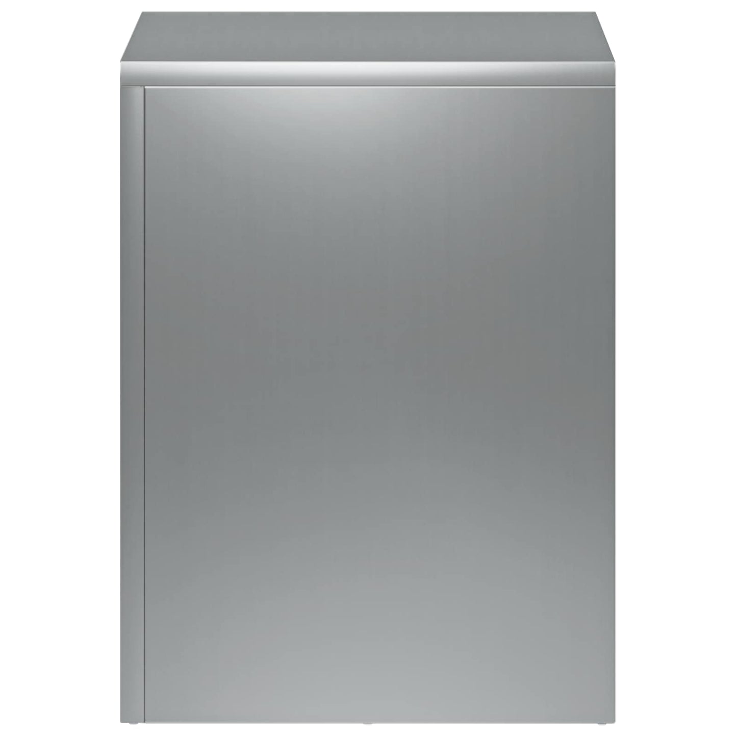 vidaXL Βάση φυτών 2 pcs Ασημί 30 x 30 x 40 cm Ανοξείδωτο Ατσάλι