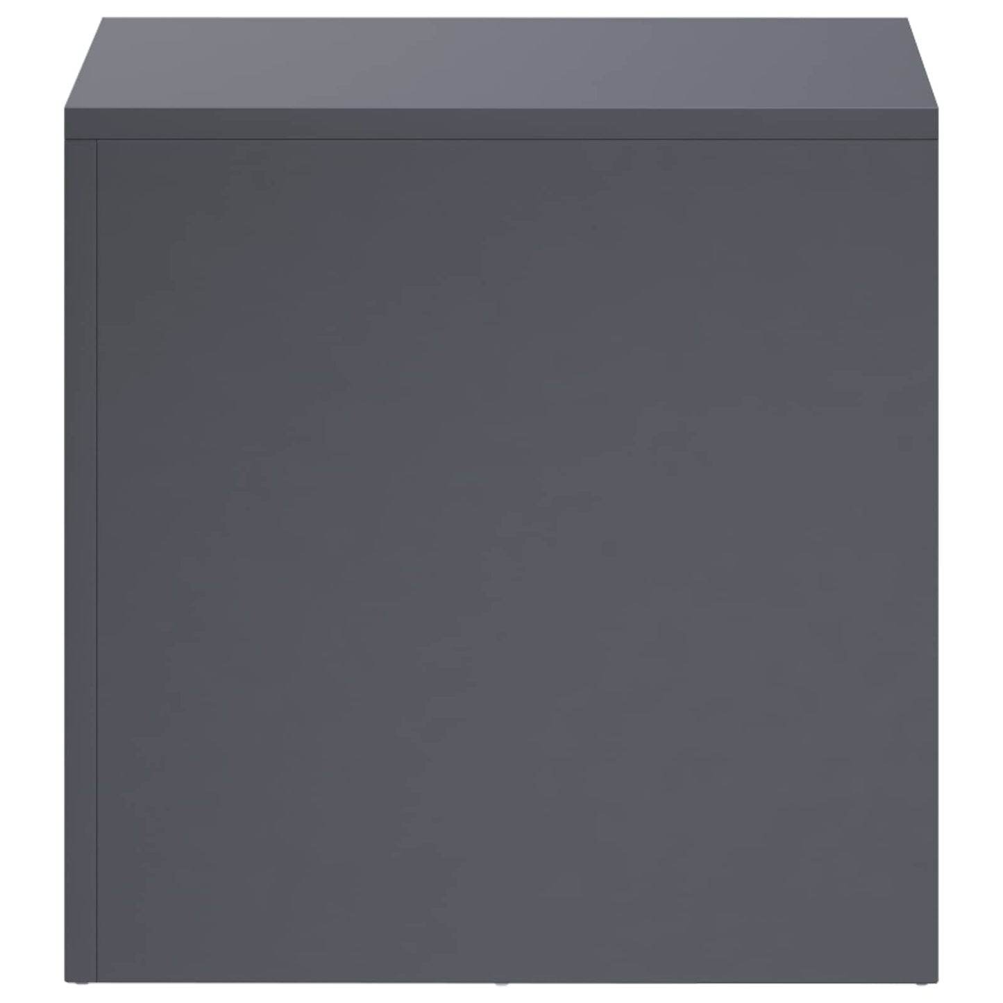 vidaXL Βάση φυτών Ανθρακί 40 x 40 x 40 cm Ανοξείδωτο Ατσάλι