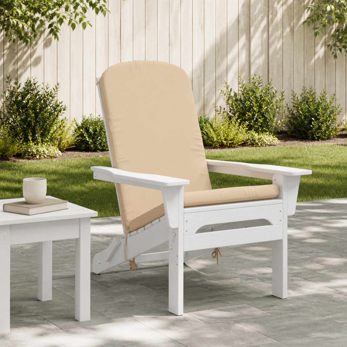 vidaXL Μαξιλάρι για Καρέκλα Adirondack GEMERT 100% Πολυεστέρας Κρεμ