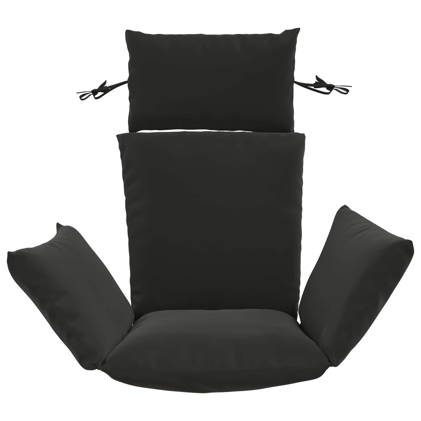 vidaXL Κάθισμα Adirondack PUTTEN 100% Πολυεστέρας Μαύρο