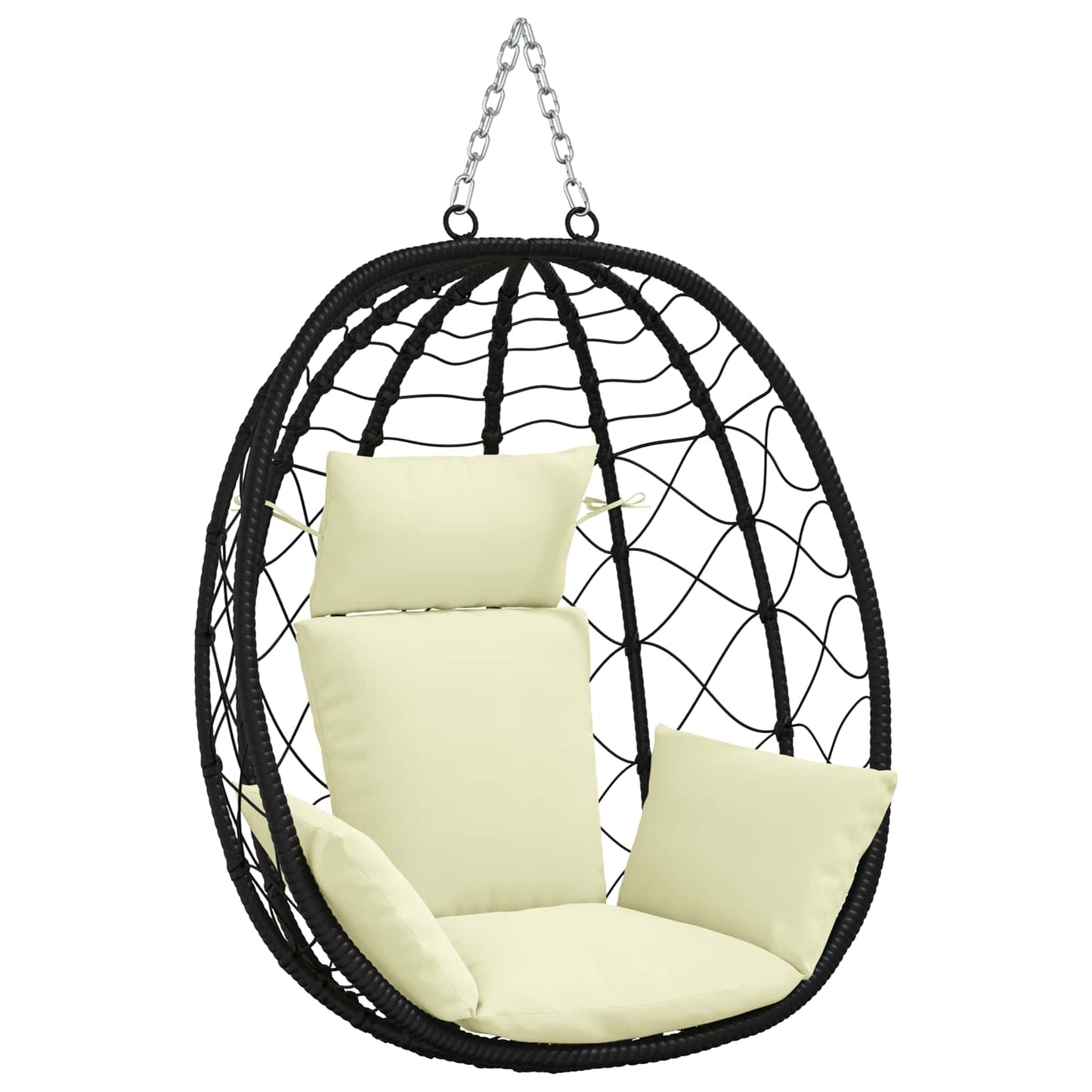 vidaXL Κάθισμα Adirondack PUTTEN 100% Πολυεστέρας Κρεμ