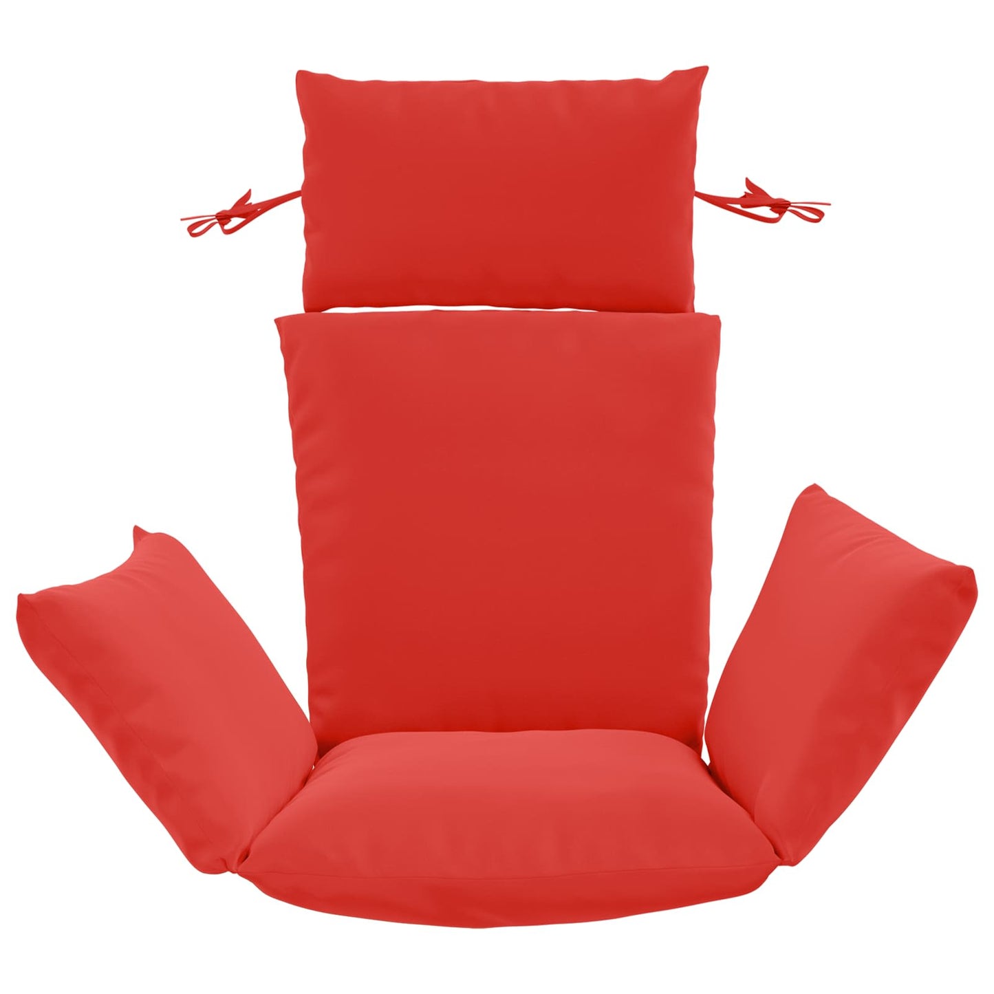 vidaXL Κάθισμα Adirondack PUTTEN 100% Πολυεστέρας Κόκκινο