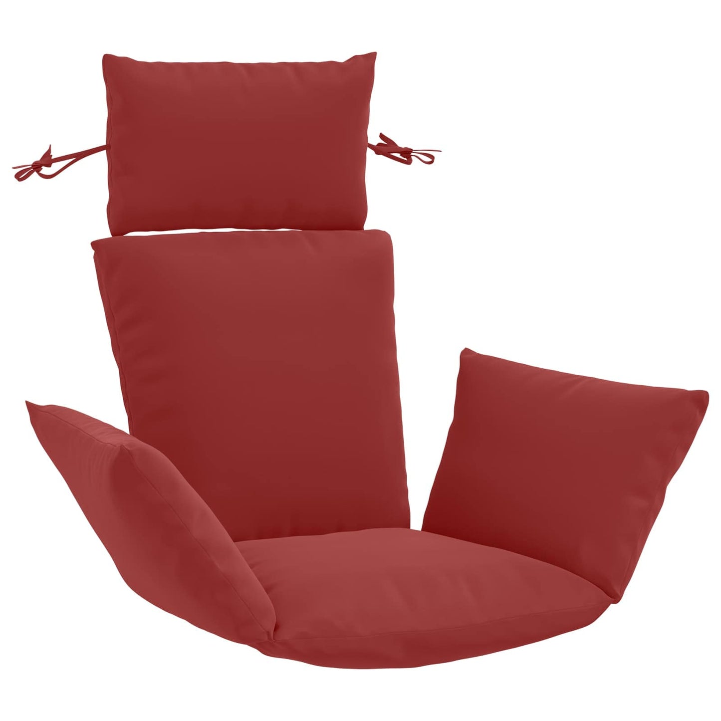 vidaXL Κάθισμα Adirondack PUTTEN 100% Πολυεστέρας Κόκκινο