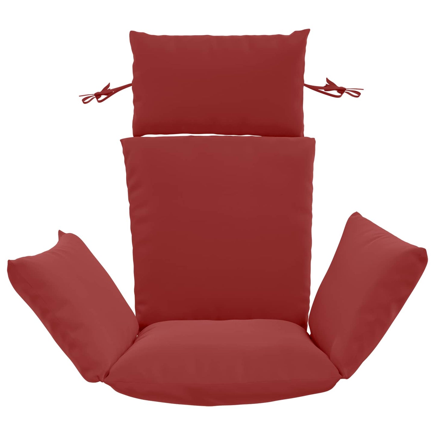 vidaXL Κάθισμα Adirondack PUTTEN 100% Πολυεστέρας Κόκκινο
