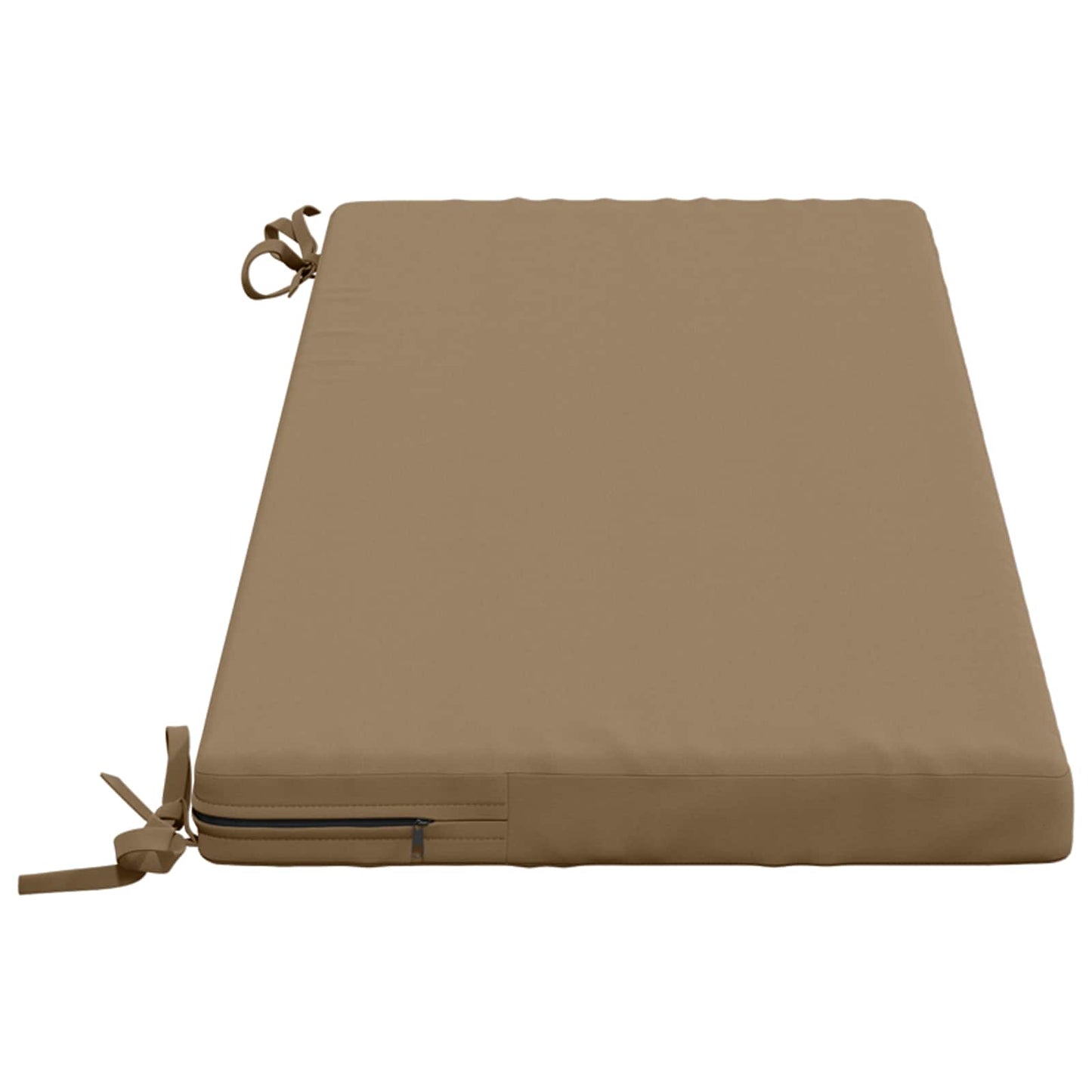vidaXL Μαξιλάρι πάγκου SOEST 100% Πολυεστέρας Taupe 110 x 40 x 5 εκ