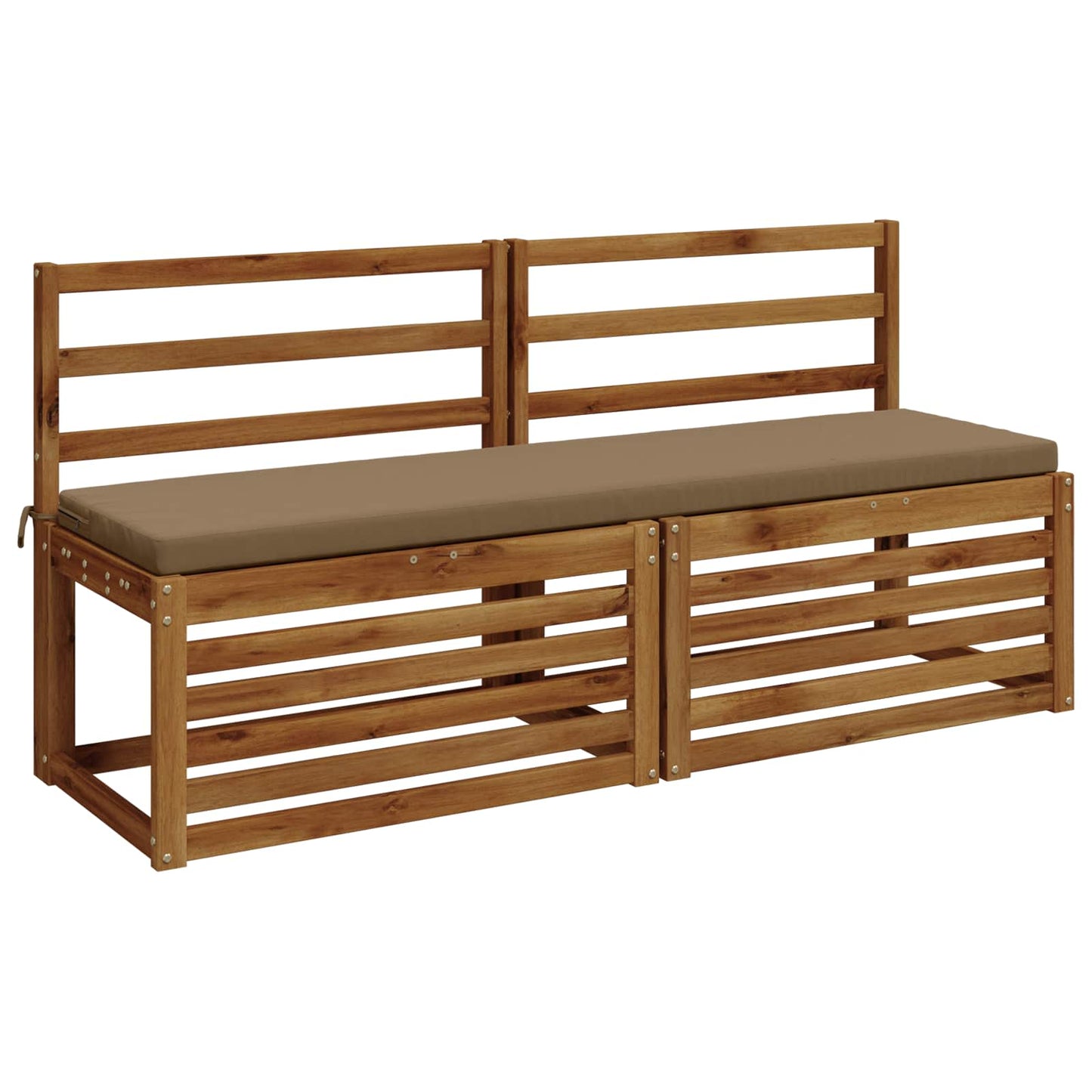vidaXL Μαξιλάρι πάγκου SOEST 100% Πολυεστέρας Taupe 140 x 40 x 5 εκ.
