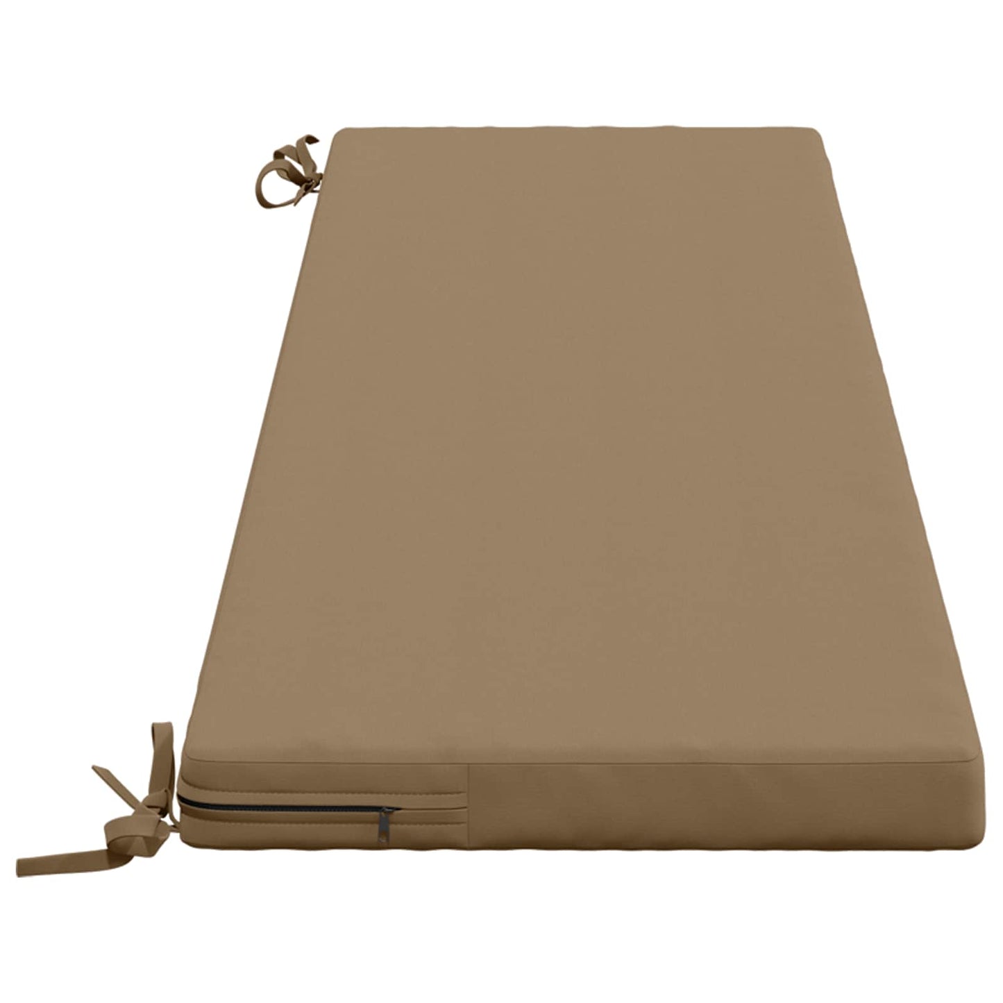 vidaXL Μαξιλάρι πάγκου SOEST 100% Πολυεστέρας Taupe 140 x 40 x 5 εκ.