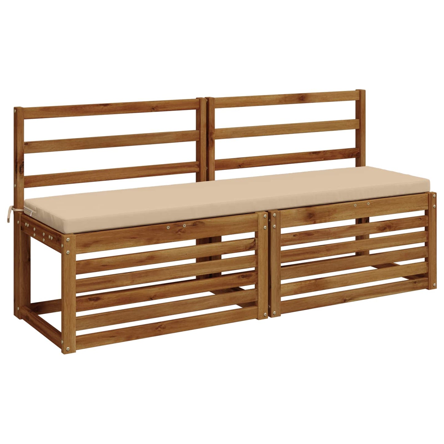 vidaXL Μαξιλάρι πάγκου SOEST 100% Πολυεστέρας Κρεμ 150 x 40 x 5 εκ