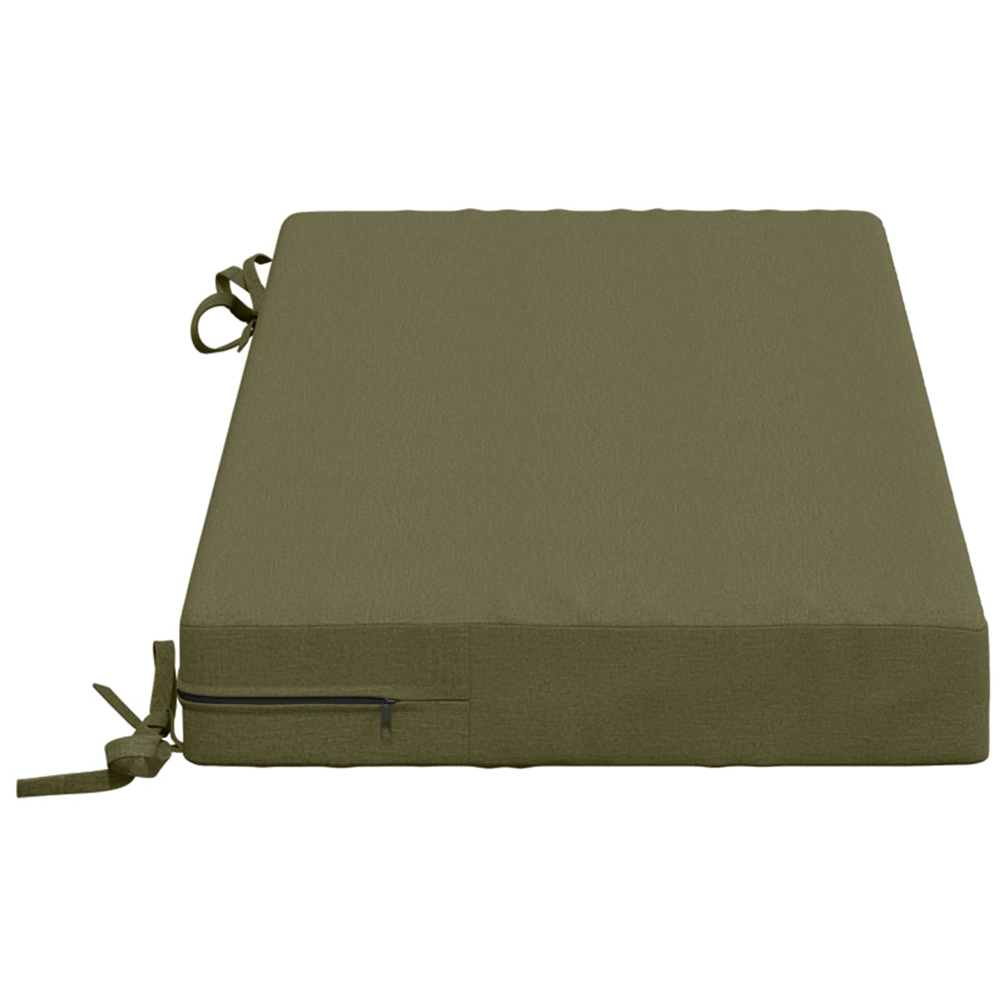 vidaXL Μαξιλάρι πάγκου SOEST 100% Πολυεστέρας Λαδί 80 x 40 x 8 cm