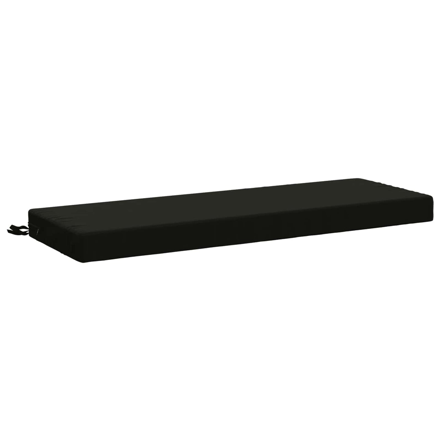 vidaXL Μαξιλάρι πάγκου SOEST 100% Πολυεστέρας Μαύρο 110 x 40 x 8 εκ