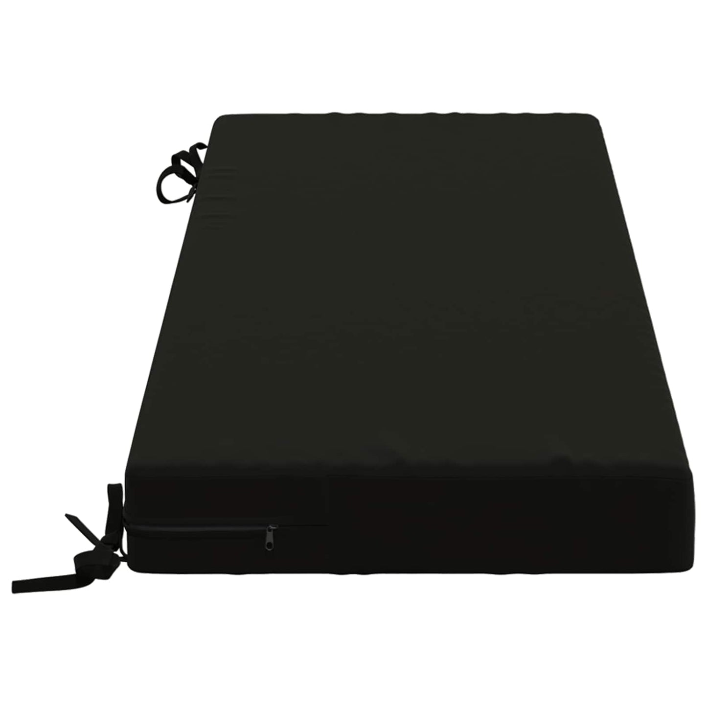 vidaXL Μαξιλάρι πάγκου SOEST 100% Πολυεστέρας Μαύρο 110 x 40 x 8 εκ