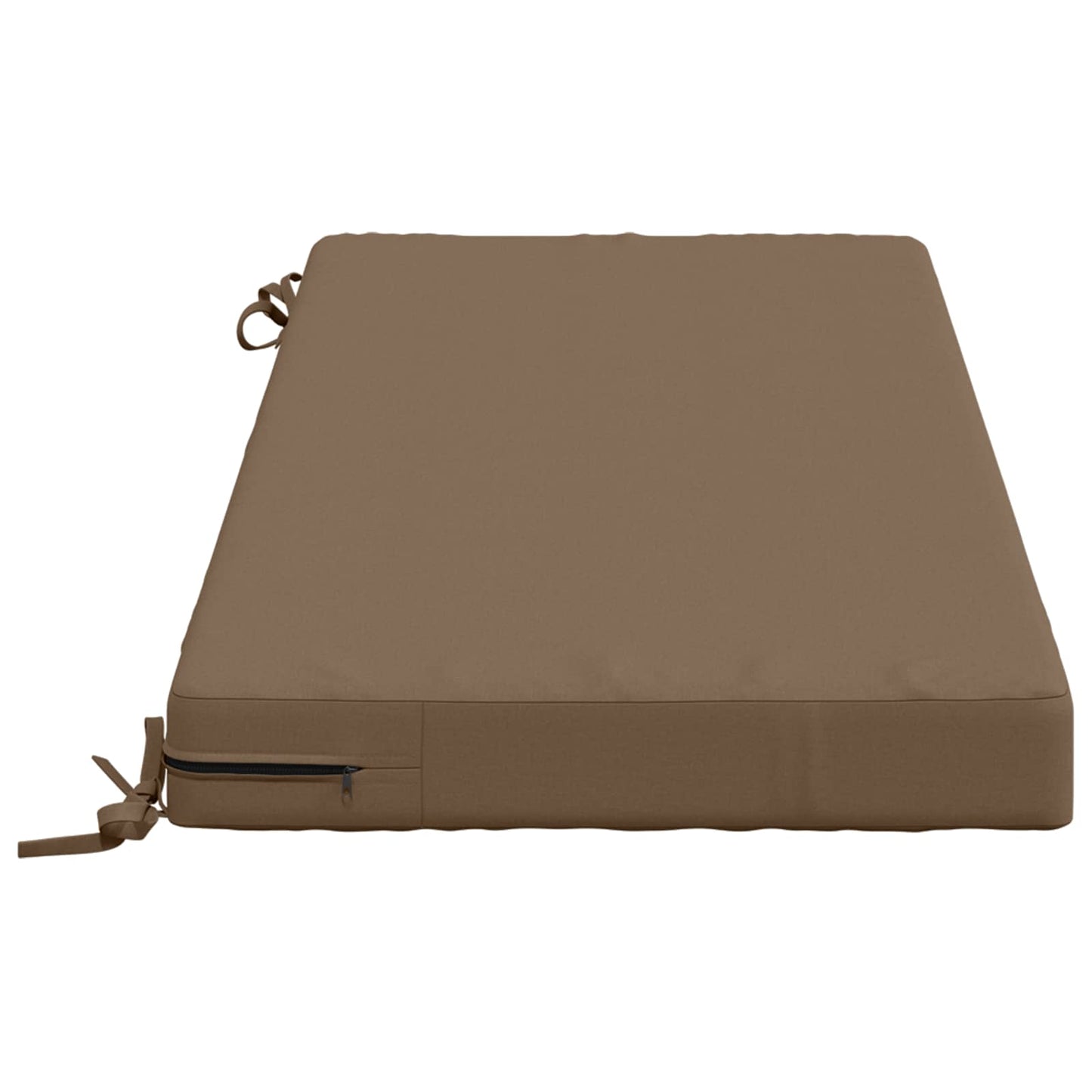 vidaXL Μαξιλάρι πάγκου SOEST 100% Πολυεστέρας Taupe 120 x 50 x 8 εκ.