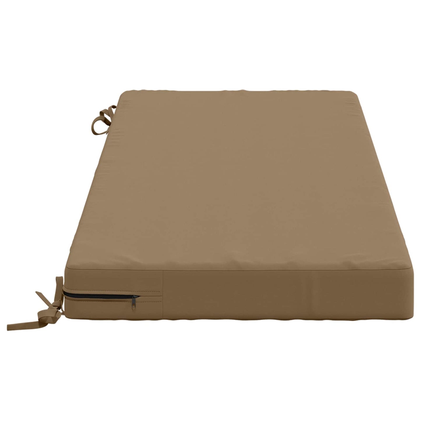 vidaXL Μαξιλάρι πάγκου SOEST 100% Πολυεστέρας Taupe 120 x 50 x 8 εκ.