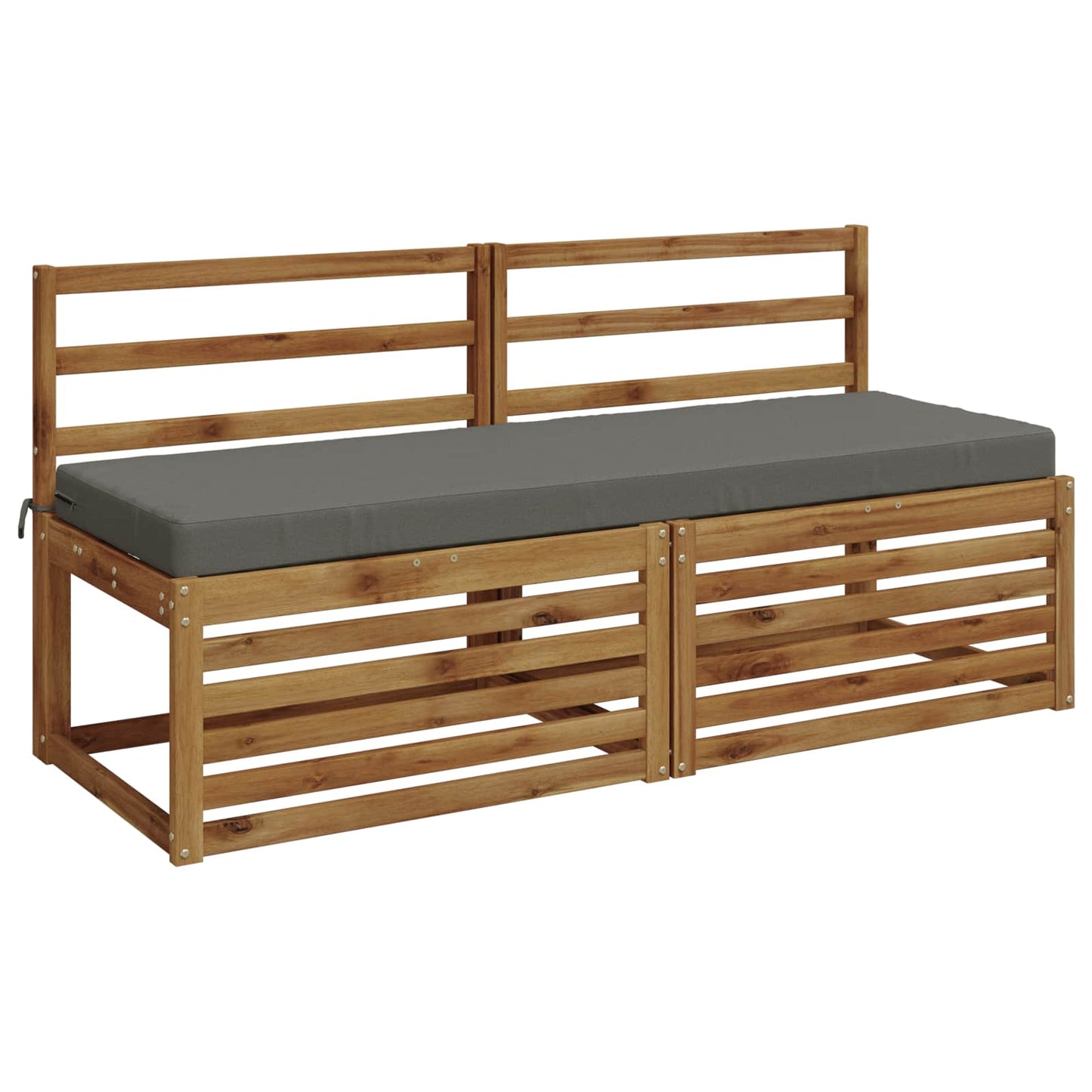 vidaXL Μαξιλάρι πάγκου SOEST 100% Πολυεστέρας Γκρι 140 x 50 x 8 εκ