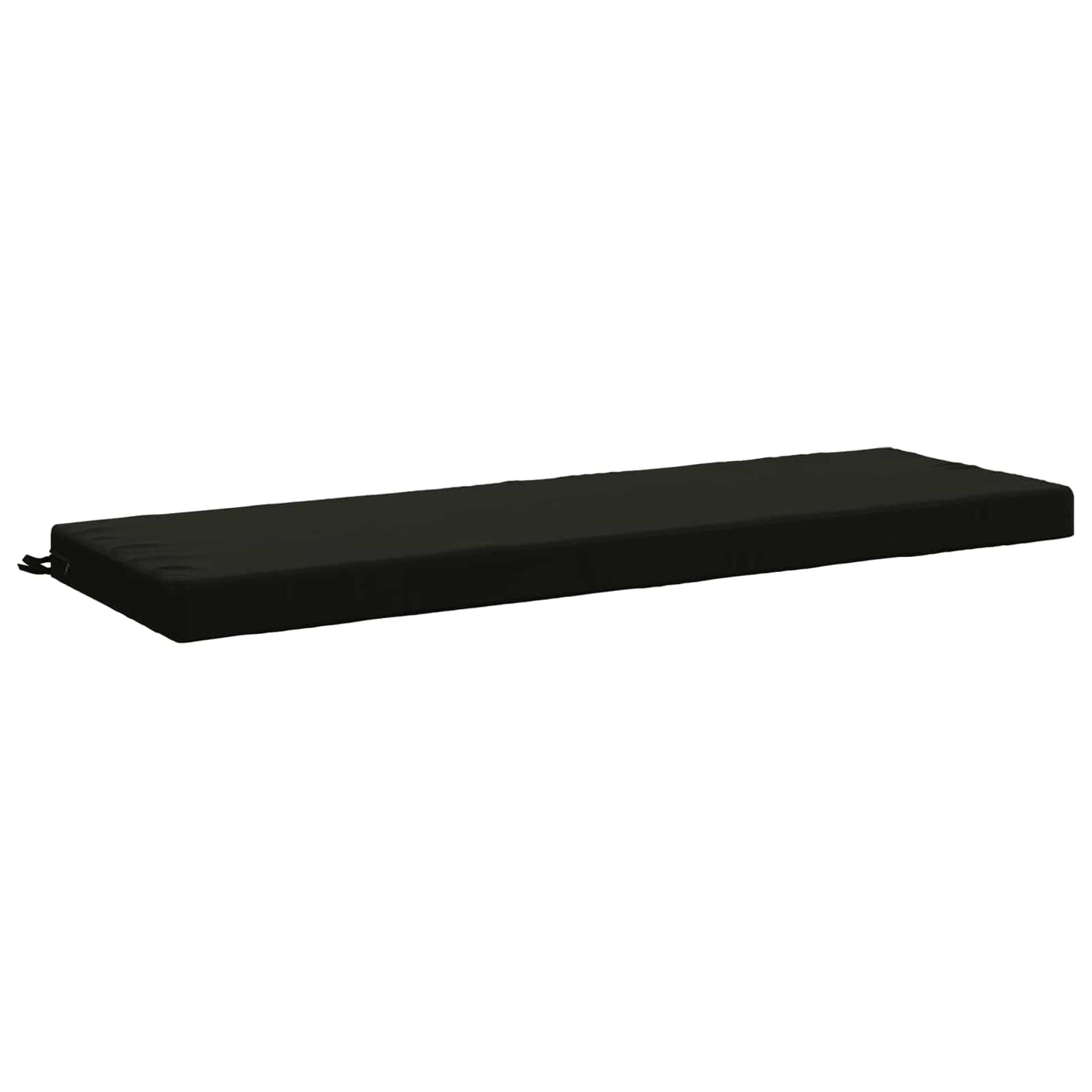 vidaXL Μαξιλάρι πάγκου SOEST 100% Πολυεστέρας Μαύρο 150 x 50 x 8 εκ