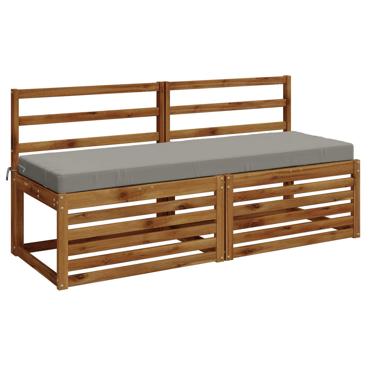 vidaXL Μαξιλάρι πάγκου SOEST 100% Πολυεστέρας Γκρι 150 x 50 x 8 εκ