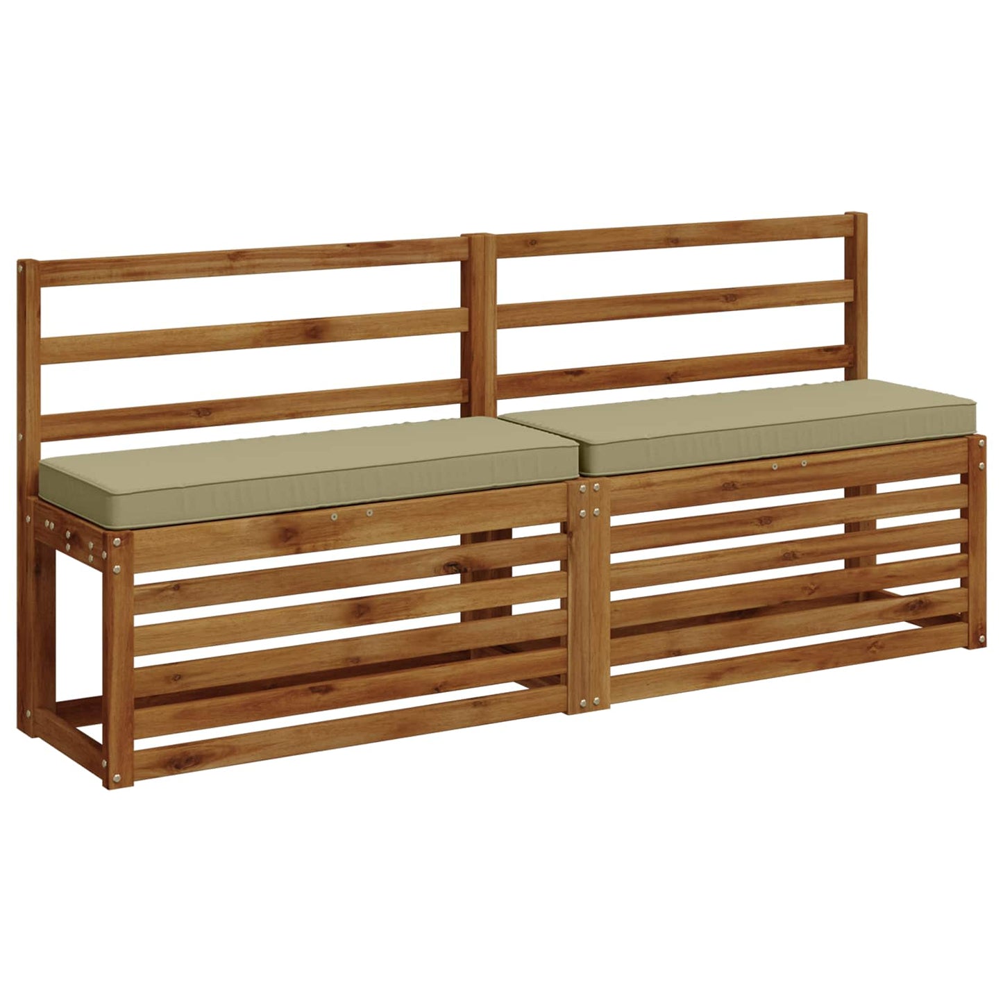 vidaXL Μαξιλάρια Πάγκου 2 Τεμαχίων VUGHT 2 pcs 100% Πολυεστέρας