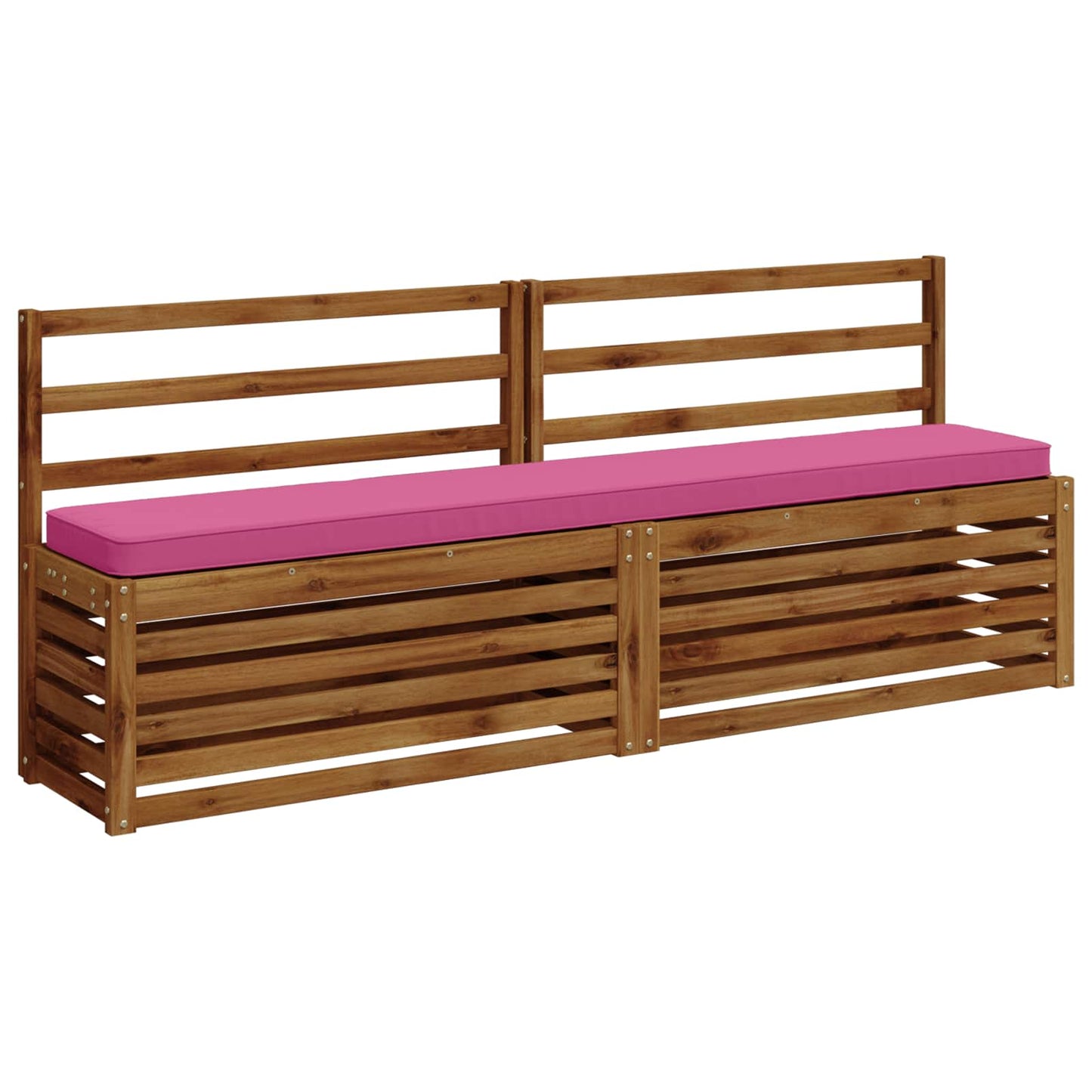 vidaXL Μαξιλάρια Πάγκου 2 Τεμαχίων VUGHT 2 pcs 100% Πολυεστέρας Ροζ