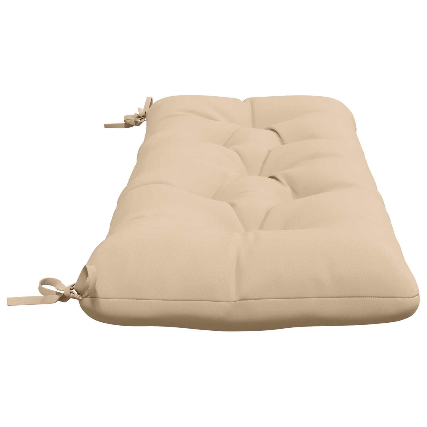 vidaXL Μαξιλάρι πάγκου VIANEN 100% Πολυεστέρας Κρεμ 130 x 40 x 12 εκ