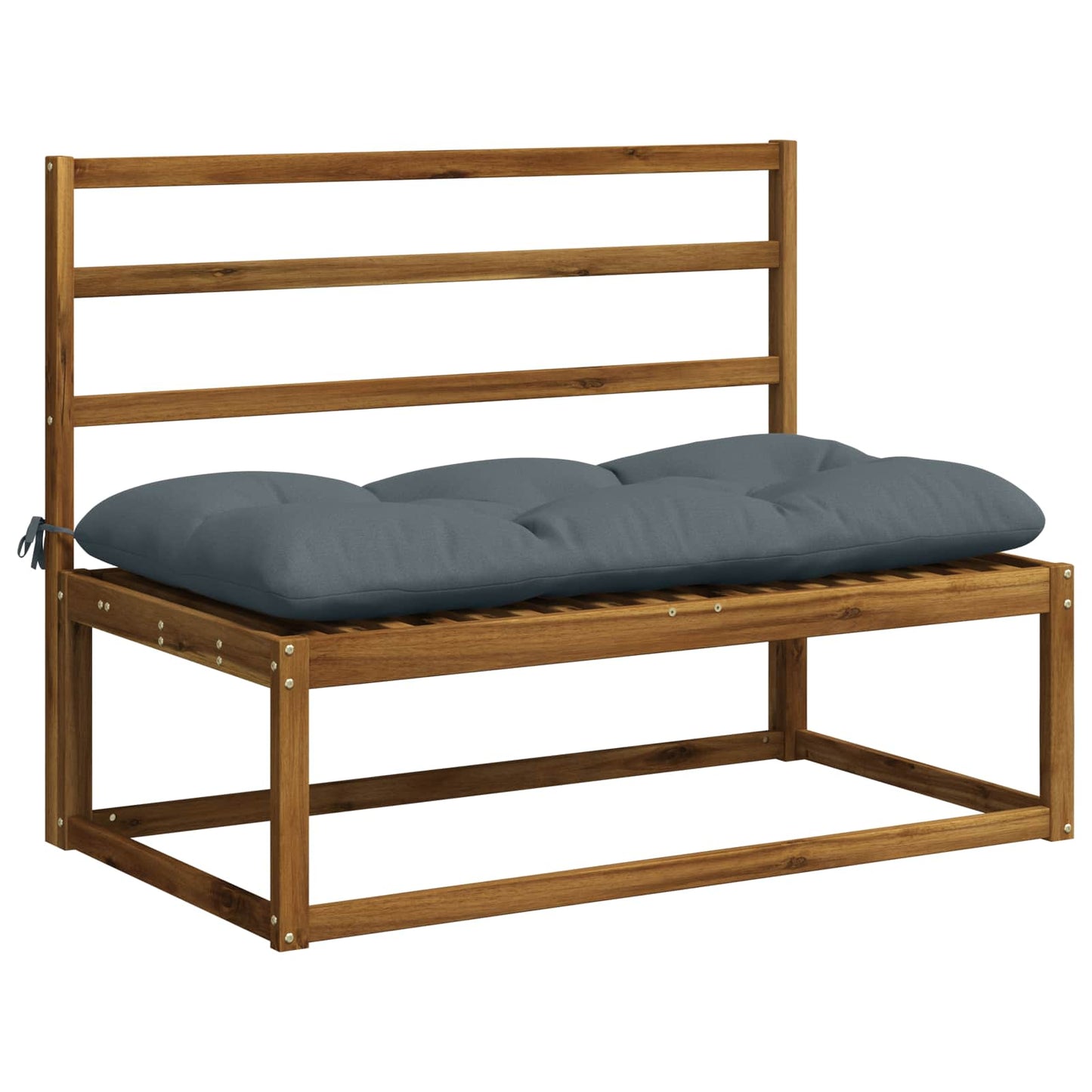 vidaXL Μαξιλάρι πάγκου VIANEN 100% Πολυεστέρας Μπλε 130 x 60 x 12 εκ