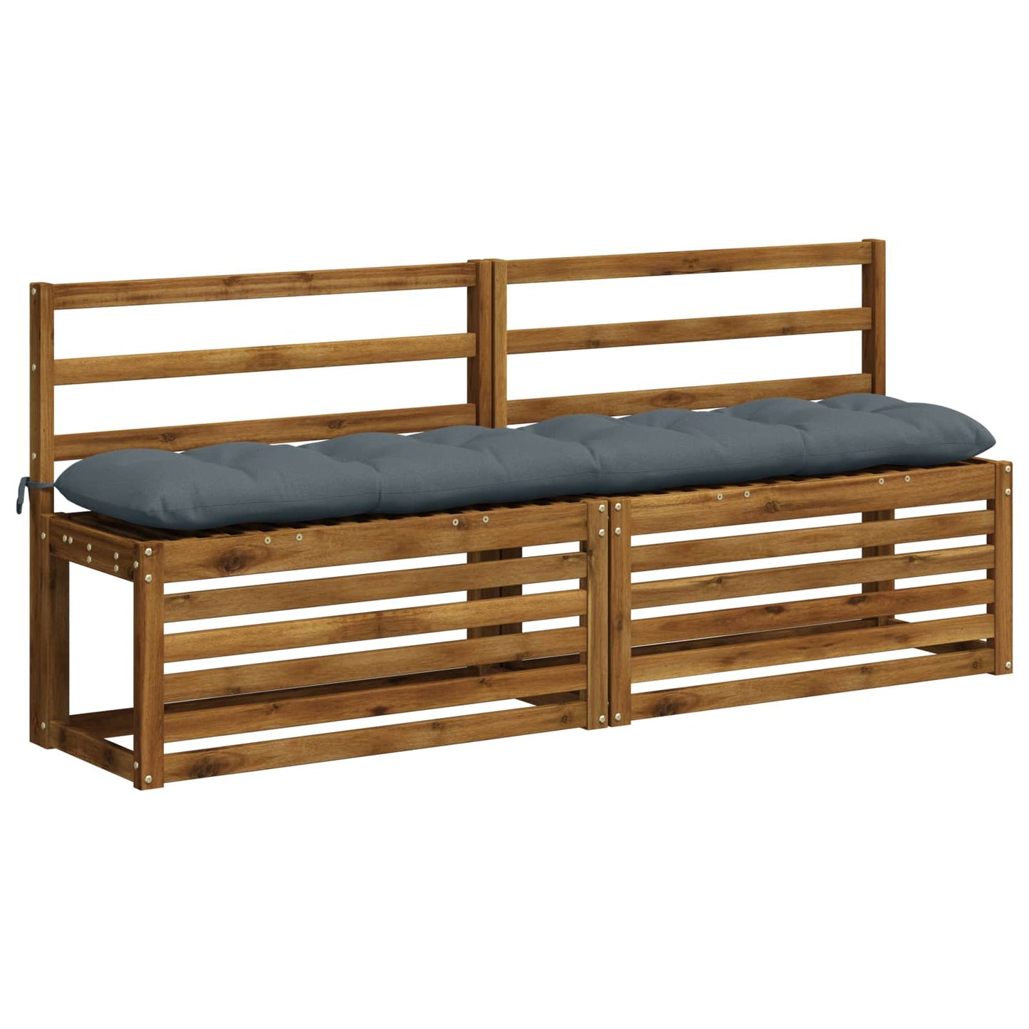 vidaXL Μαξιλάρι πάγκου VIANEN 100% Πολυεστέρας Μπλε 180 x 30 x 12 εκ