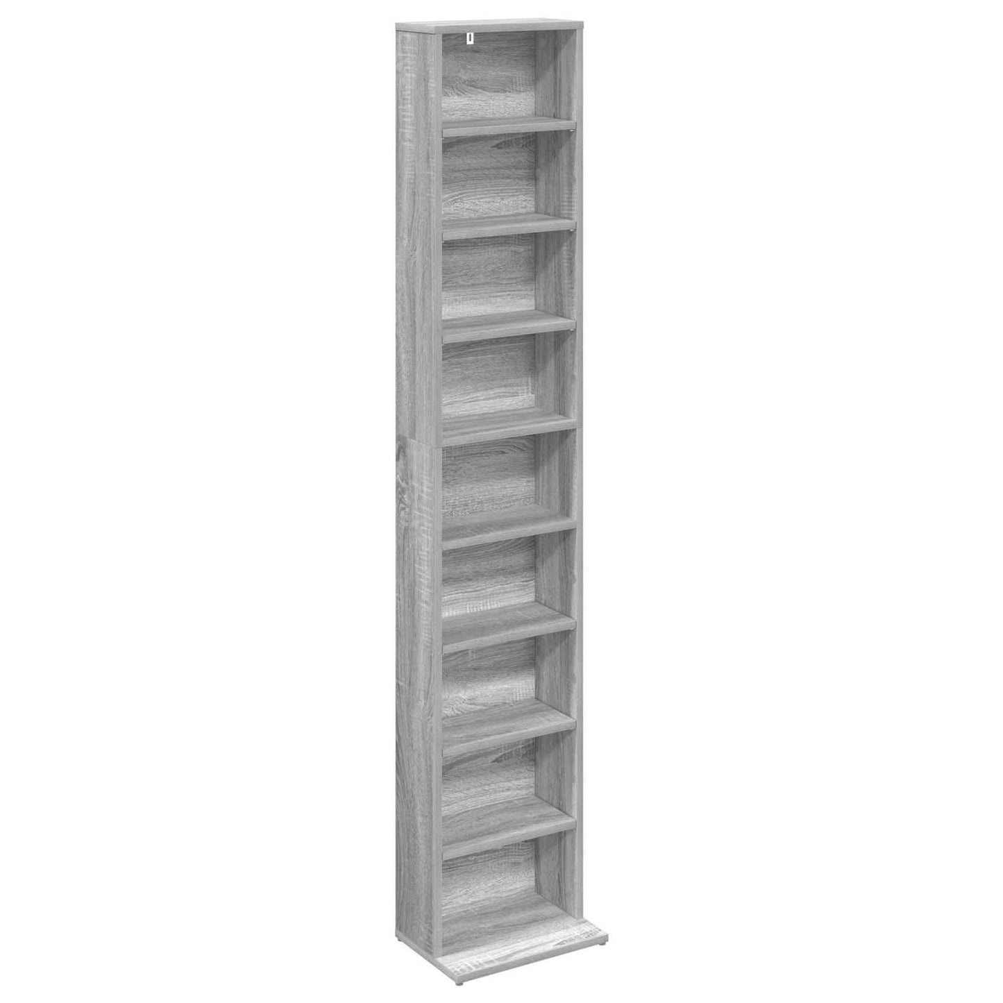 vidaXL Ντουλάπα CD 2 τμχ. Γκρι Sonoma 33 x 23,5 x 175 εκ.