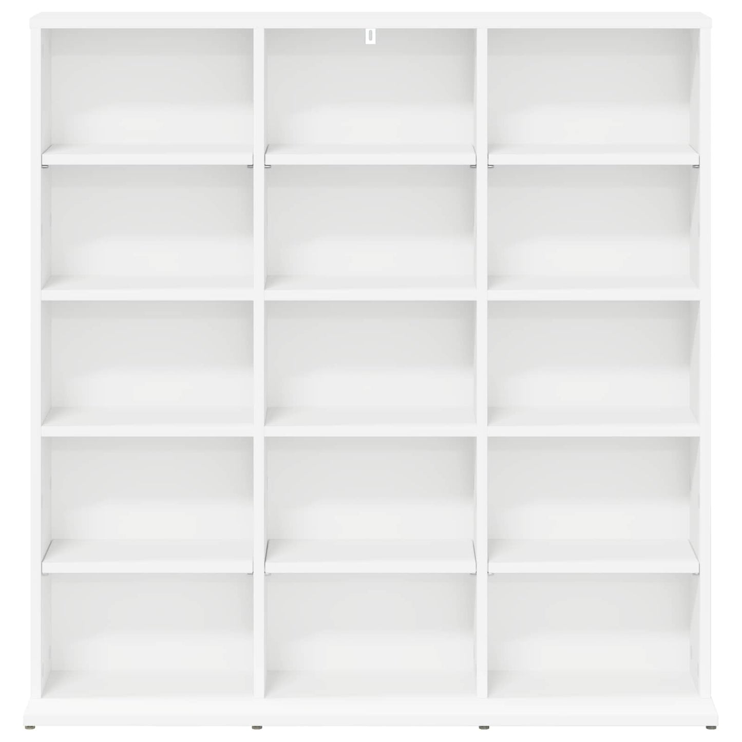 vidaXL Ντουλάπα CD Λευκό 96 x 23,5 x 97,5 εκ. Επεξεργασμένο Ξύλο