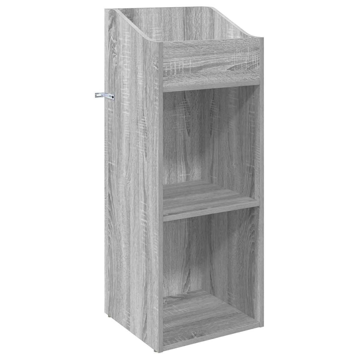 vidaXL Ντουλάπι δίσκων βινυλίου Γκρι Sonoma 36 x 36 x 95,5 εκ