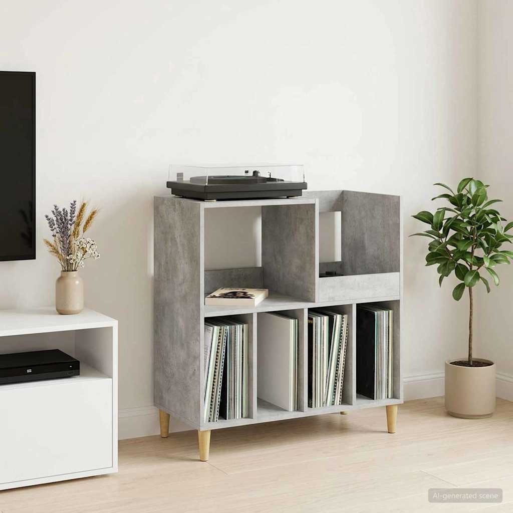 vidaXL Βάση πικάπ Γκρι Σκυροδέματος 82 x 39,5 x 82,5 εκ