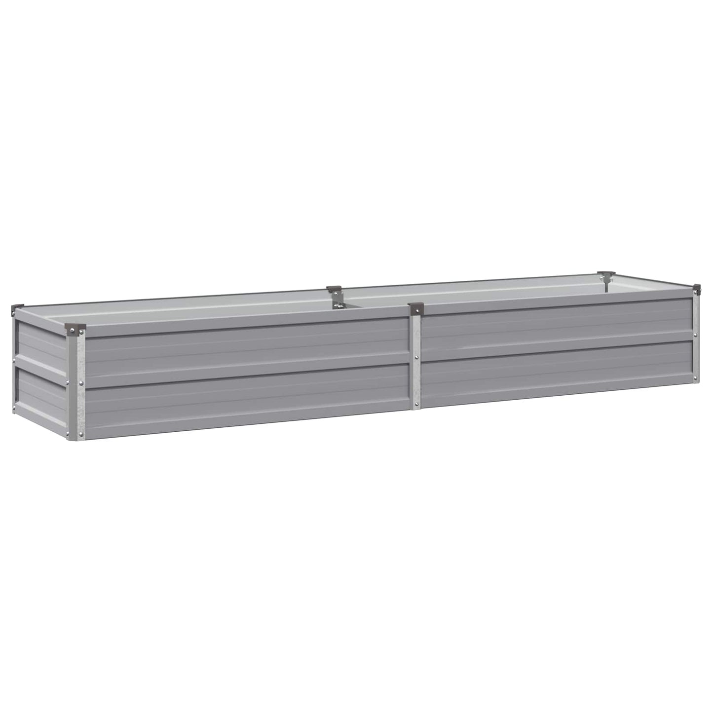 vidaXL Υψωμένο Κρεβάτι Κήπου Γκρι 160 x 40 x 24 εκ.