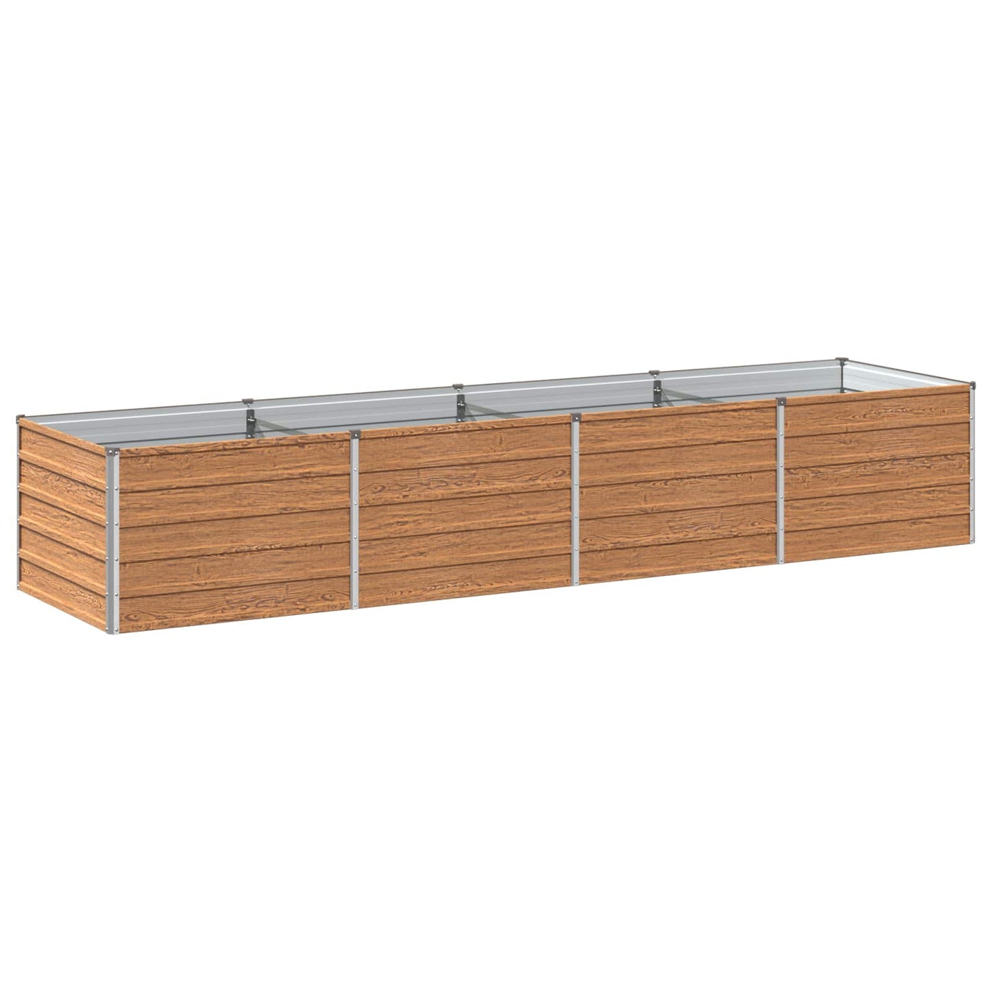 vidaXL Υψωμένο Κρεβάτι Κήπου Ξύλινο Καφέ 320 x 80 x 55 εκ.