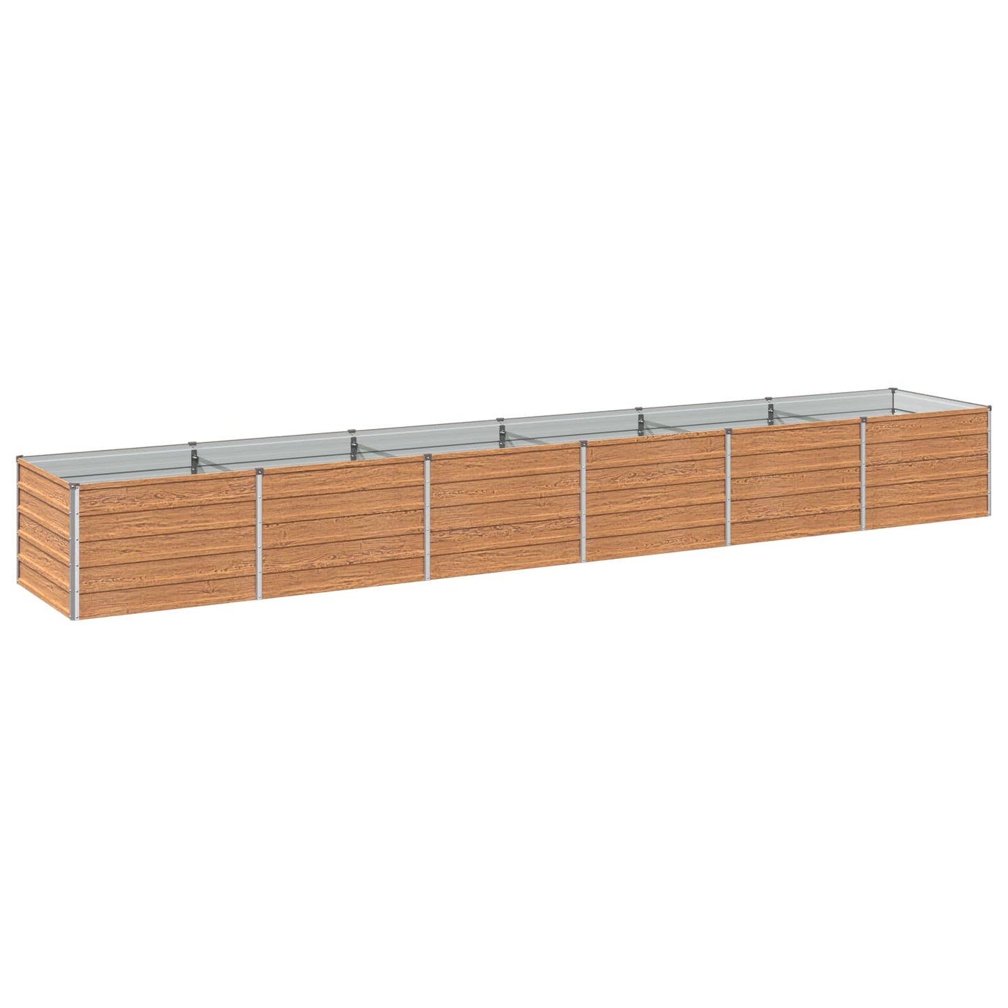 vidaXL Υψωμένο Κρεβάτι Κήπου Ξύλινο Καφέ 480 x 80 x 55 εκ.