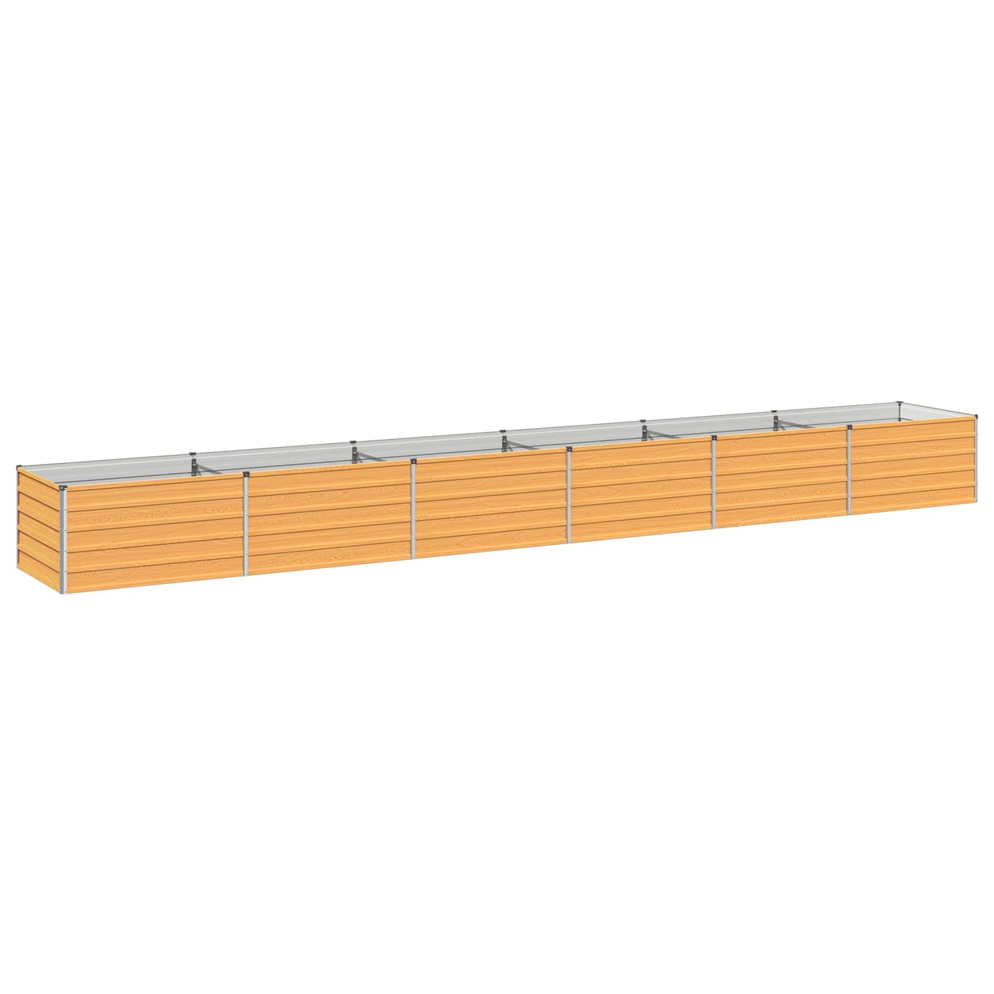 vidaXL Υψωμένο Κρεβάτι Κήπου Φυσικό 600 x 80 x 55 εκ.