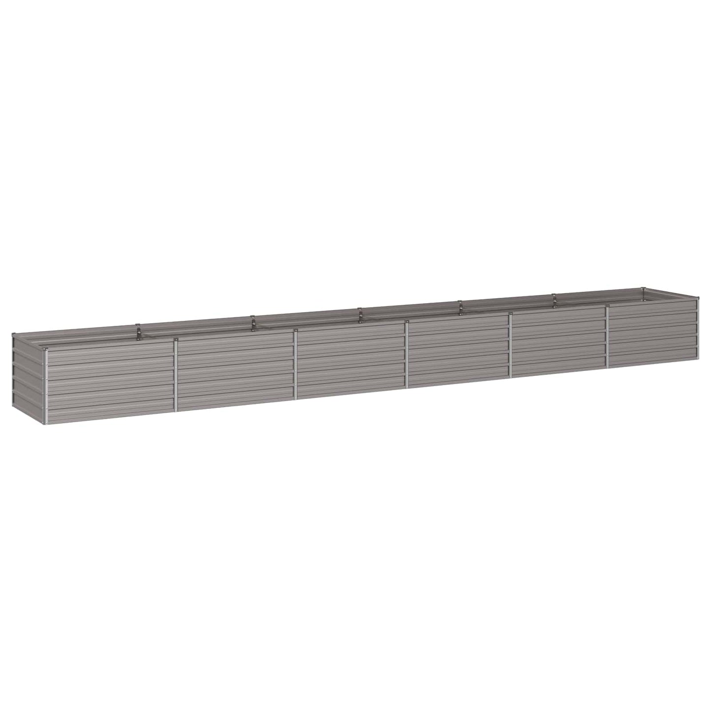 vidaXL Υψωμένο Κρεβάτι Κήπου Σκ rusty 600 x 80 x 55 εκ. κοντόν